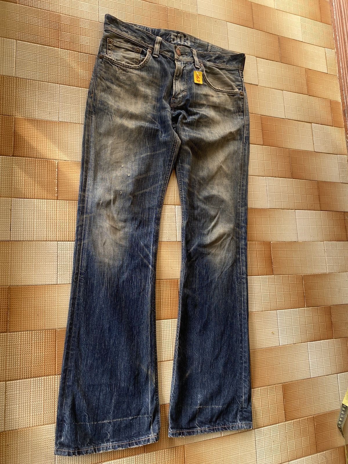 Edwin × Vintage Vintage edwin 503 flare denim Size US 30 / EU 46 - 16 Thumbnail