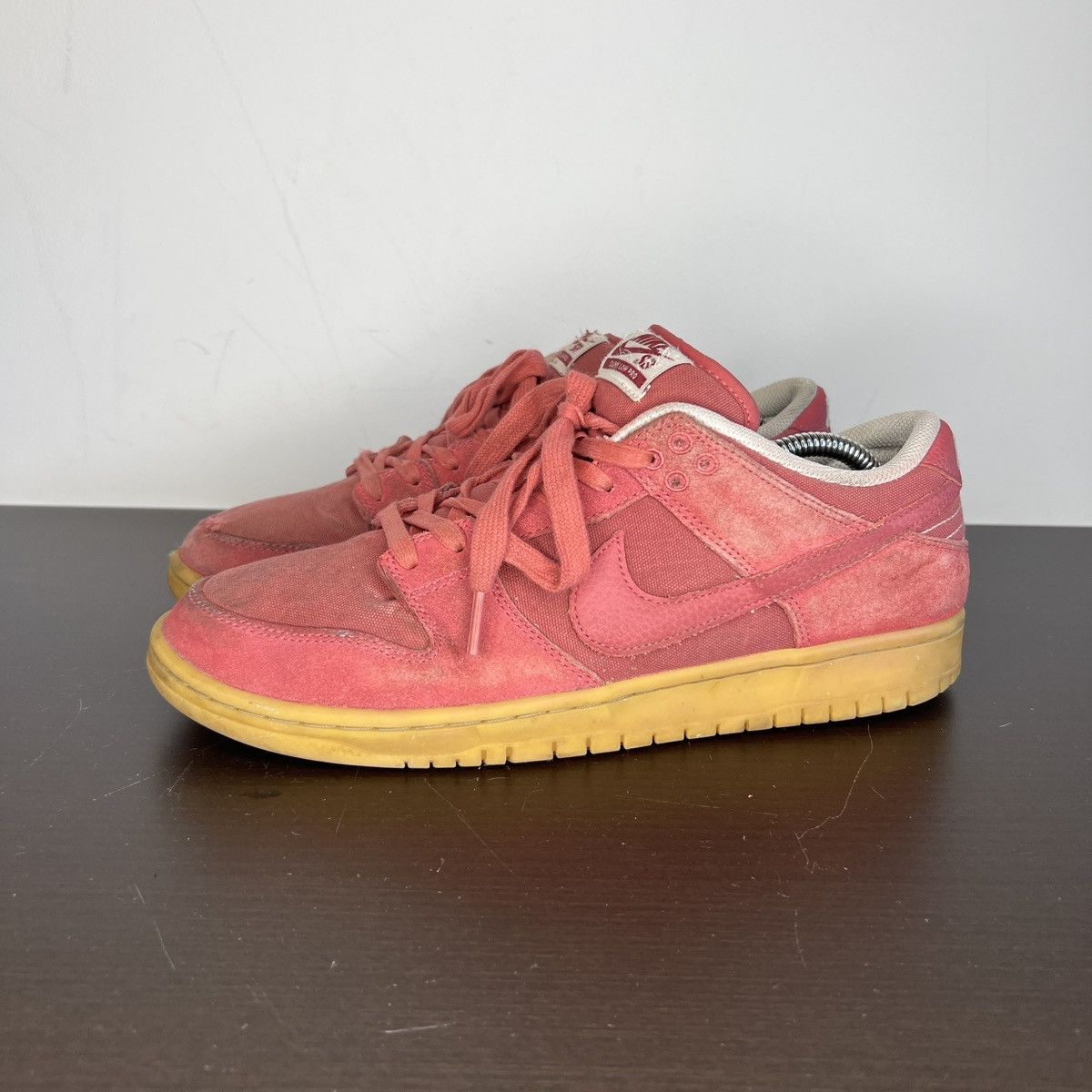 Nike size 9.5 Nike SB Dunk Low Adobe Red Gum DV5429-600 Size US 10 / EU 43 - 1 Thumbnail