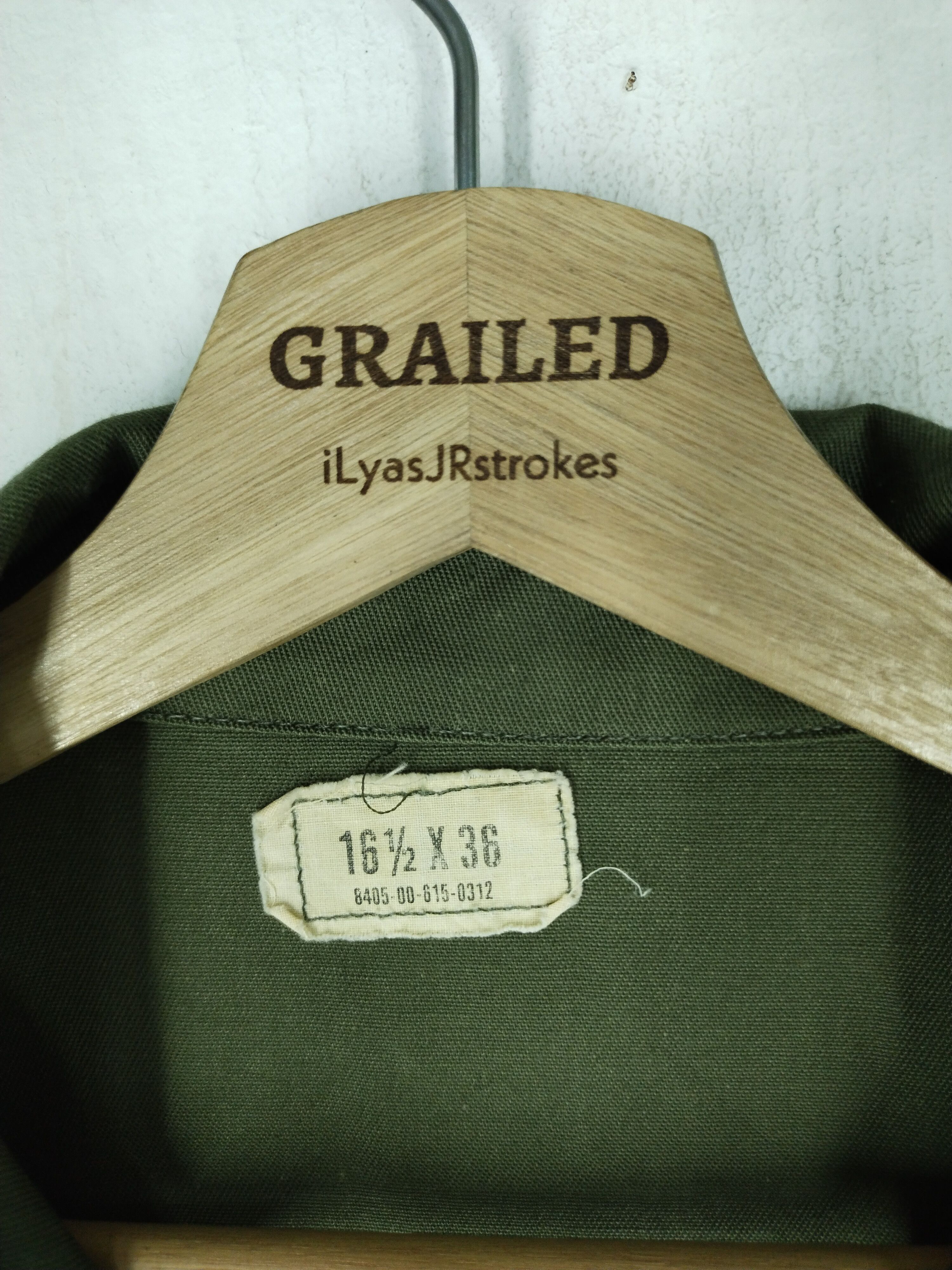 Buzz Rickson's 50's OG 507 Vintage Seabees US Army Green Shirt Tee Size US M / EU 48-50 / 2 - 12 Thumbnail