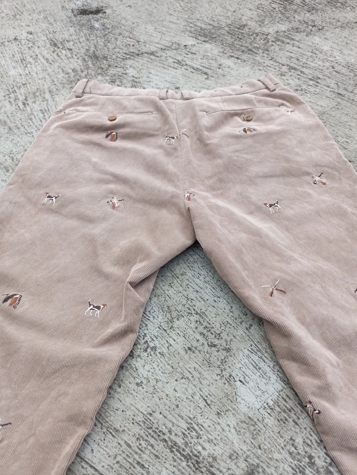 Japanese Brand Olzen corduroy with animal tile Size 24" / US 00 / IT 34 - 18 Thumbnail