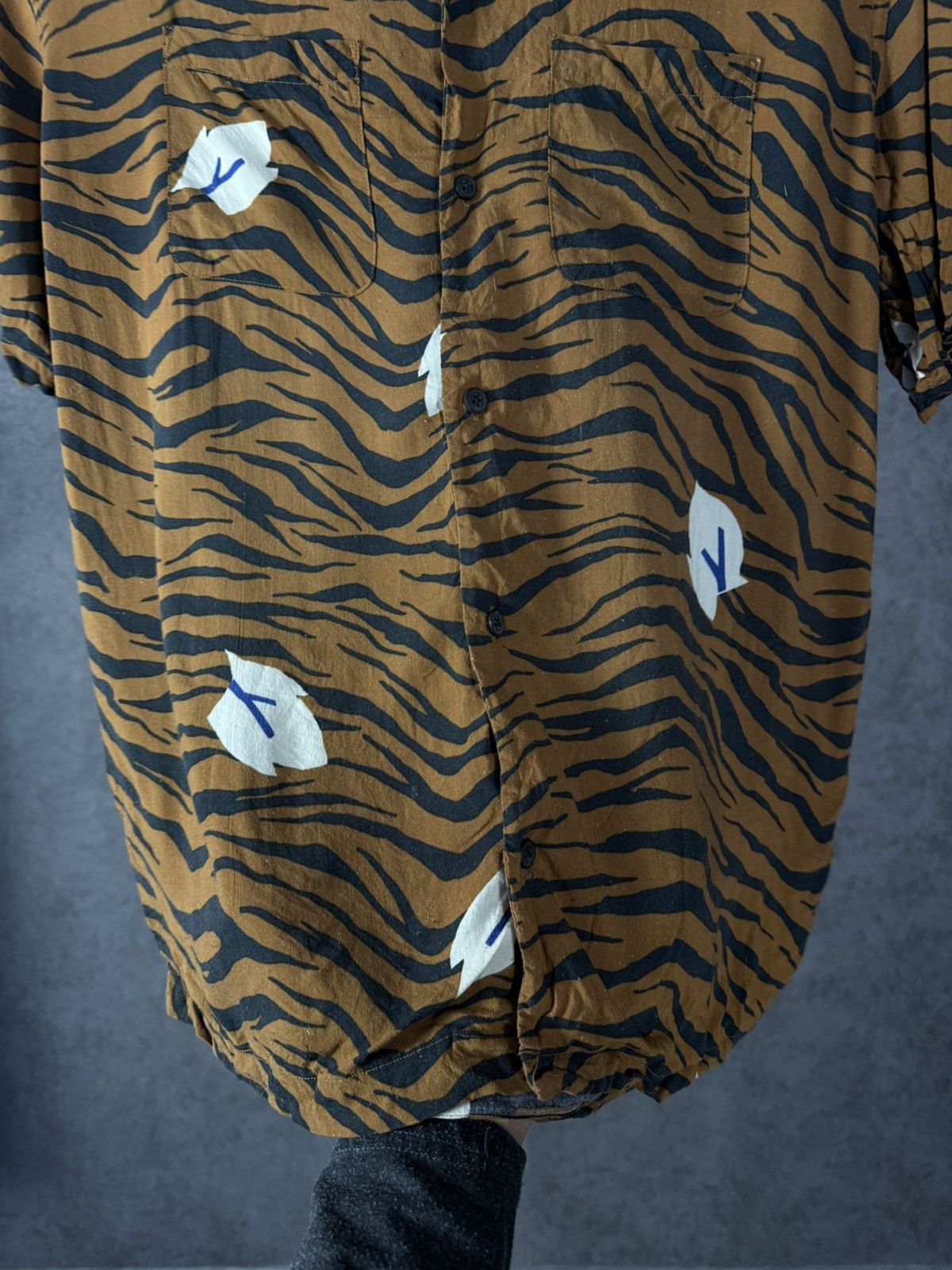 Allsaints Allsaints art crazy hawaiian shirt Size US S / EU 44-46 / 1 - 7 Thumbnail