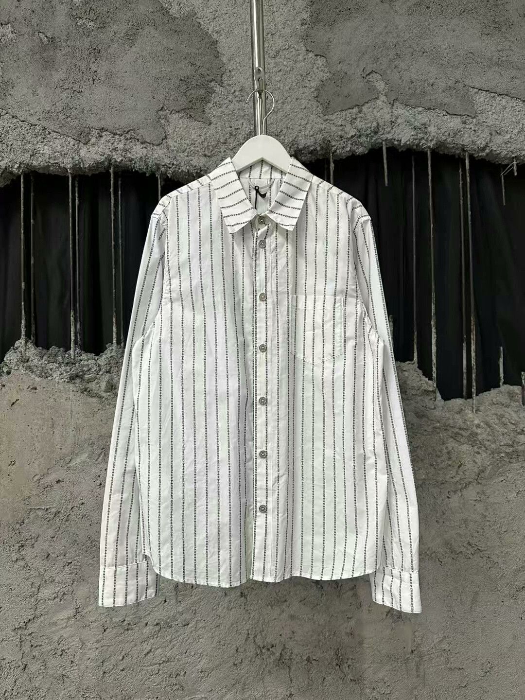 Chrome Hearts chrome hearts striped long sleeve shirt Size US M / EU 48-50 / 2 - 1 Thumbnail