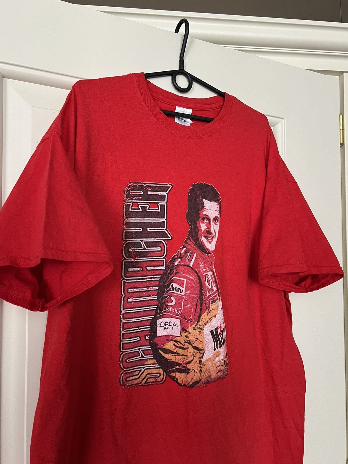 Marlboro × Vintage Vintage Michael Schumacher Racing Tee T-Shirt Marlboro Size US XXL / EU 58 / 5 - 4 Thumbnail