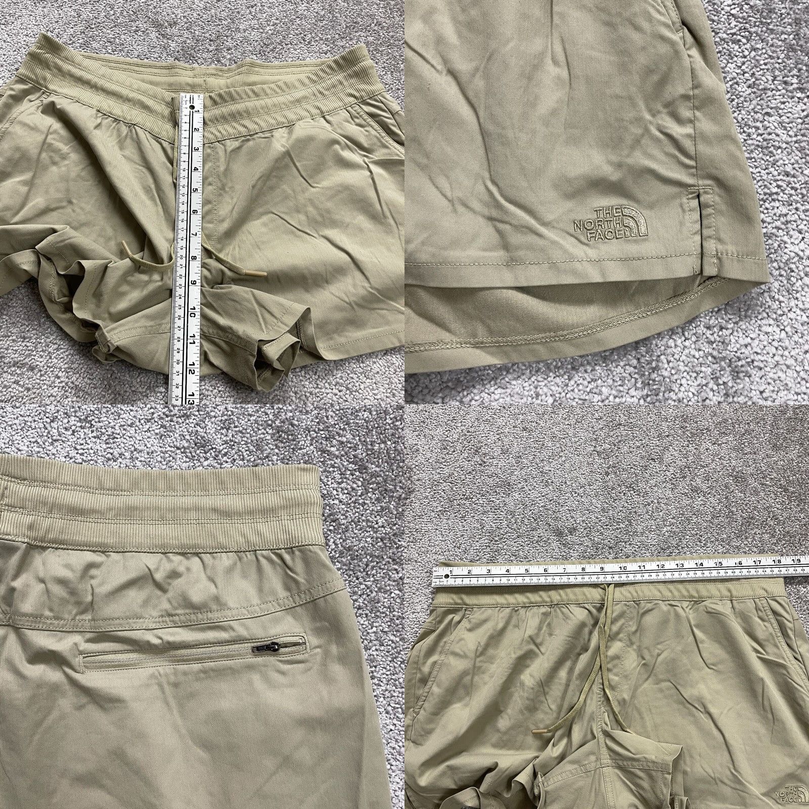 The North Face THE NORTH FACE Active Shorts Womens XL Brown Zip Pocket Elastic Waist Athletic Size 40" / US 18 - 8 Thumbnail