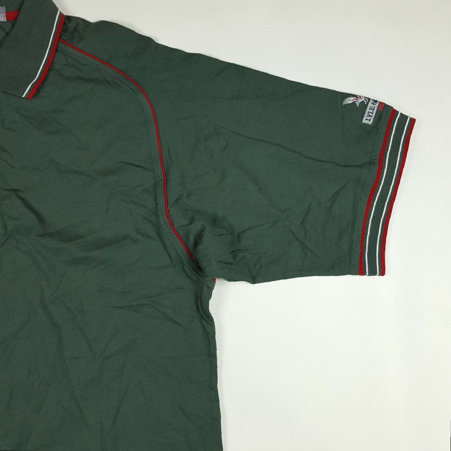 Lyle & Scott Vintage Lyle & Scott Men's Green Polo Shirt Short Sleeve Casual Golf Tennis Retro All Seasons Small Size US S / EU 44-46 / 1 - 3 Thumbnail
