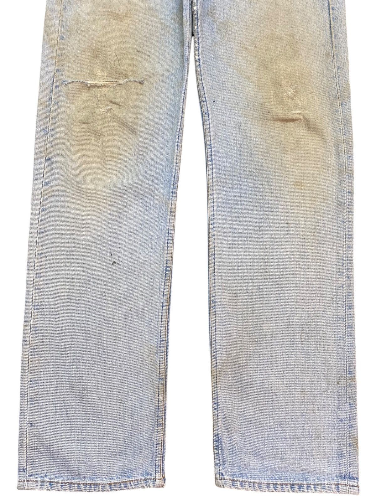 Levi's Vintage Clothing Vintage levis 501 90’s Grunge Distressed Loose Jeans Size US 34 / EU 50 - 5 Thumbnail