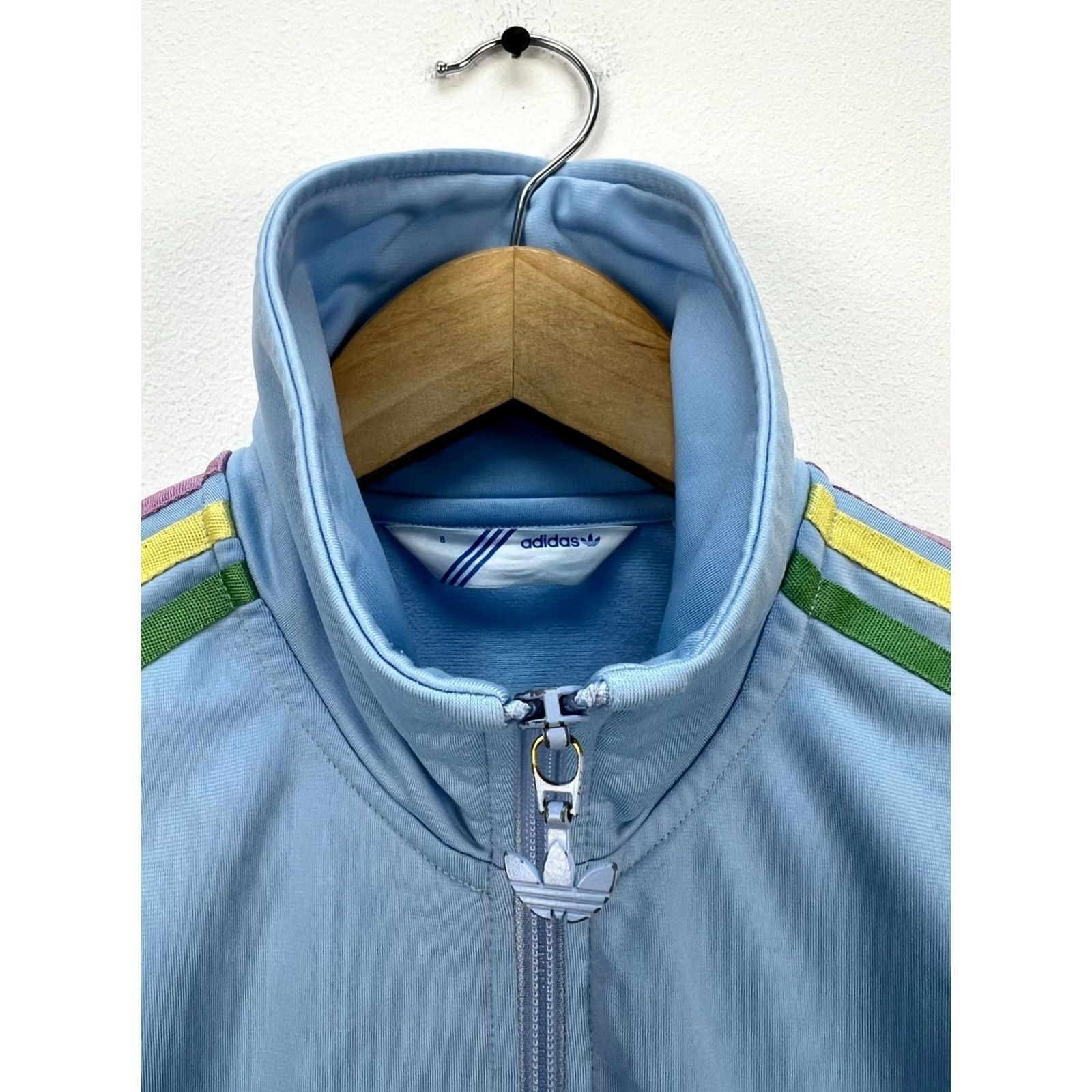 Adidas Vintage adidas Grun Track Top Jacket Light Blue Zip Up Womens XS 8, Light blue, Vintage, adidas Originals, Track Top, Womens, XS Size XS / US 0-2 / IT 36-38 - 5 Thumbnail