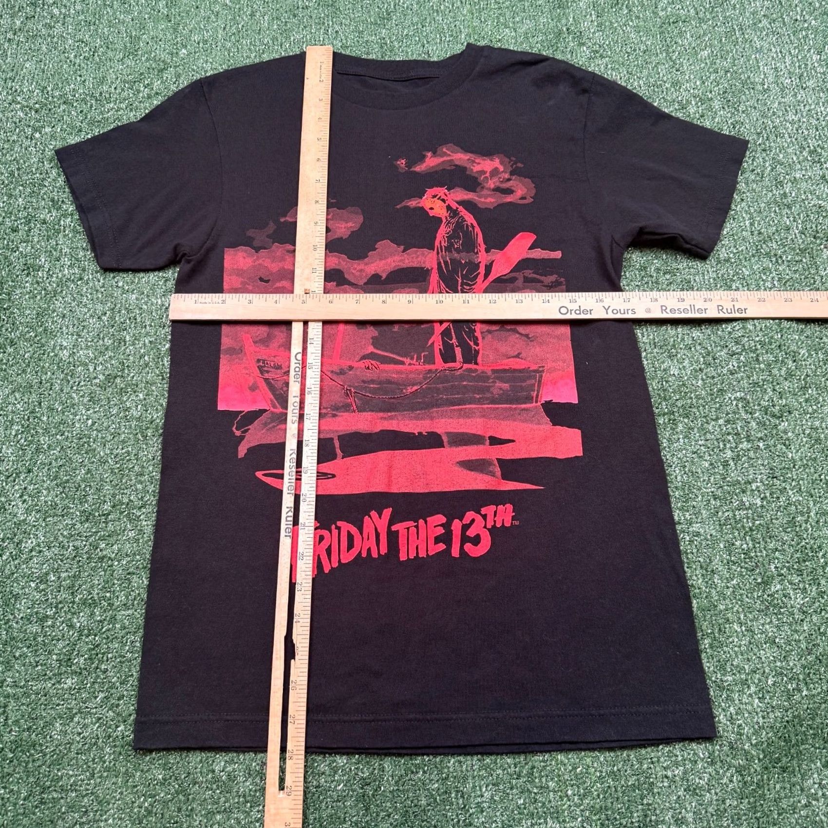 Vintage Friday The 13th Graphic T Shirt Men's S Black Short Sleeve Movie Tee Size US S / EU 44-46 / 1 - 3 Thumbnail