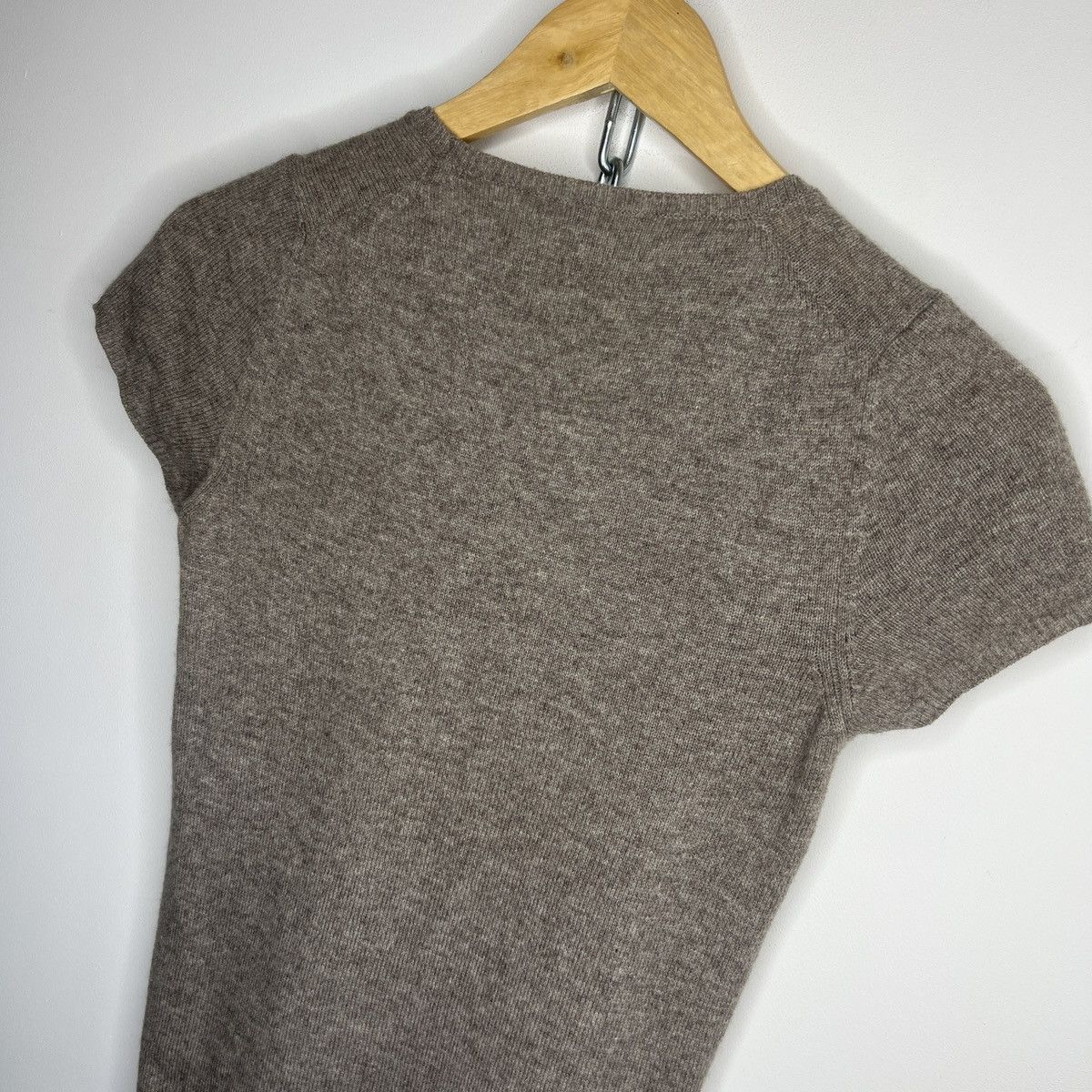 Loro Piana Loro Piana Cashmere Top Beige Brown Tshirt Size XS / US 0-2 / IT 36-38 - 9 Thumbnail
