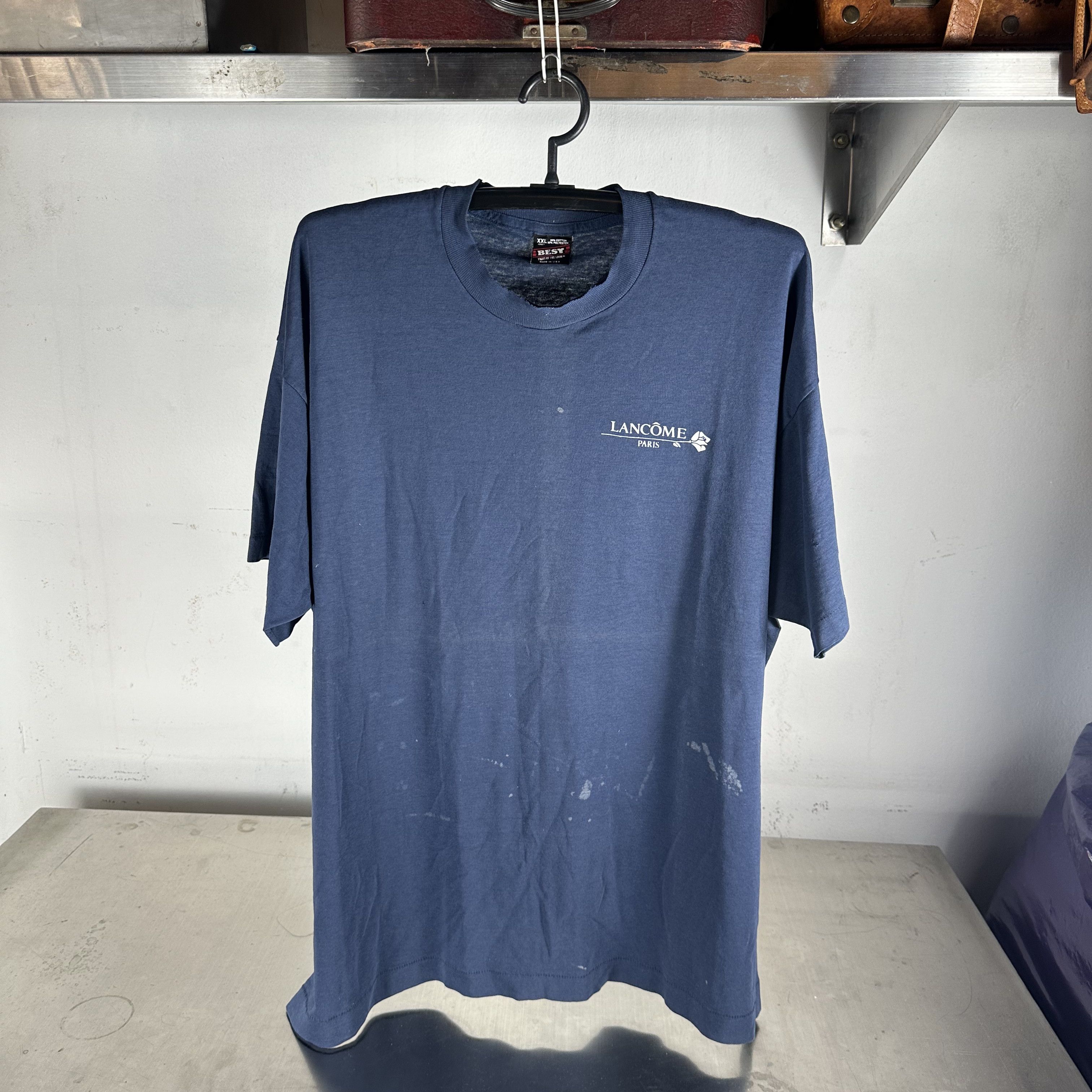 Vintage 90s Lancome Paris Cosmetic We Do It Right The First Time Tee Size US XXL / EU 58 / 5 - 1 Thumbnail