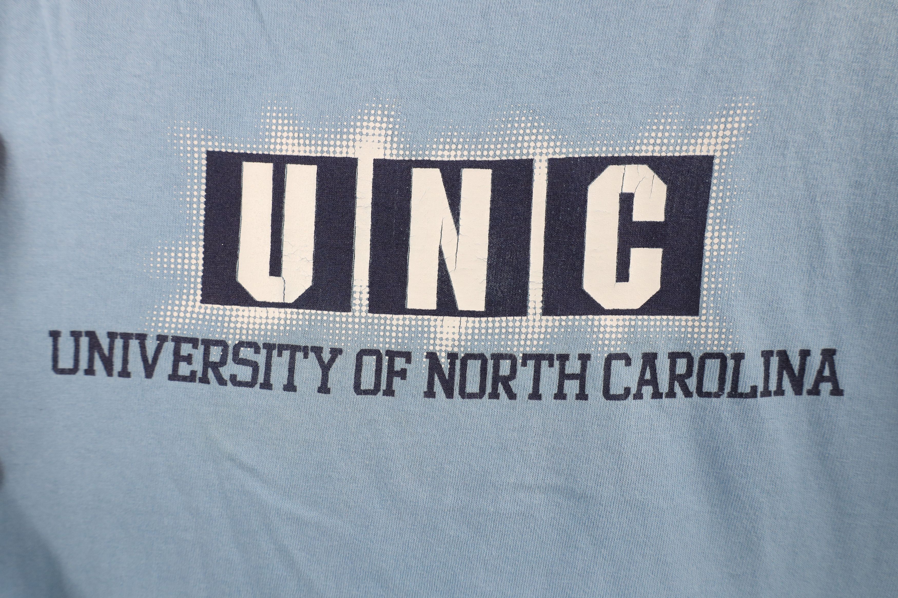 Vintage Vintage 90s Y2K Spell University of North Carolina T-Shirt Size US XL / EU 56 / 4 - 4 Thumbnail