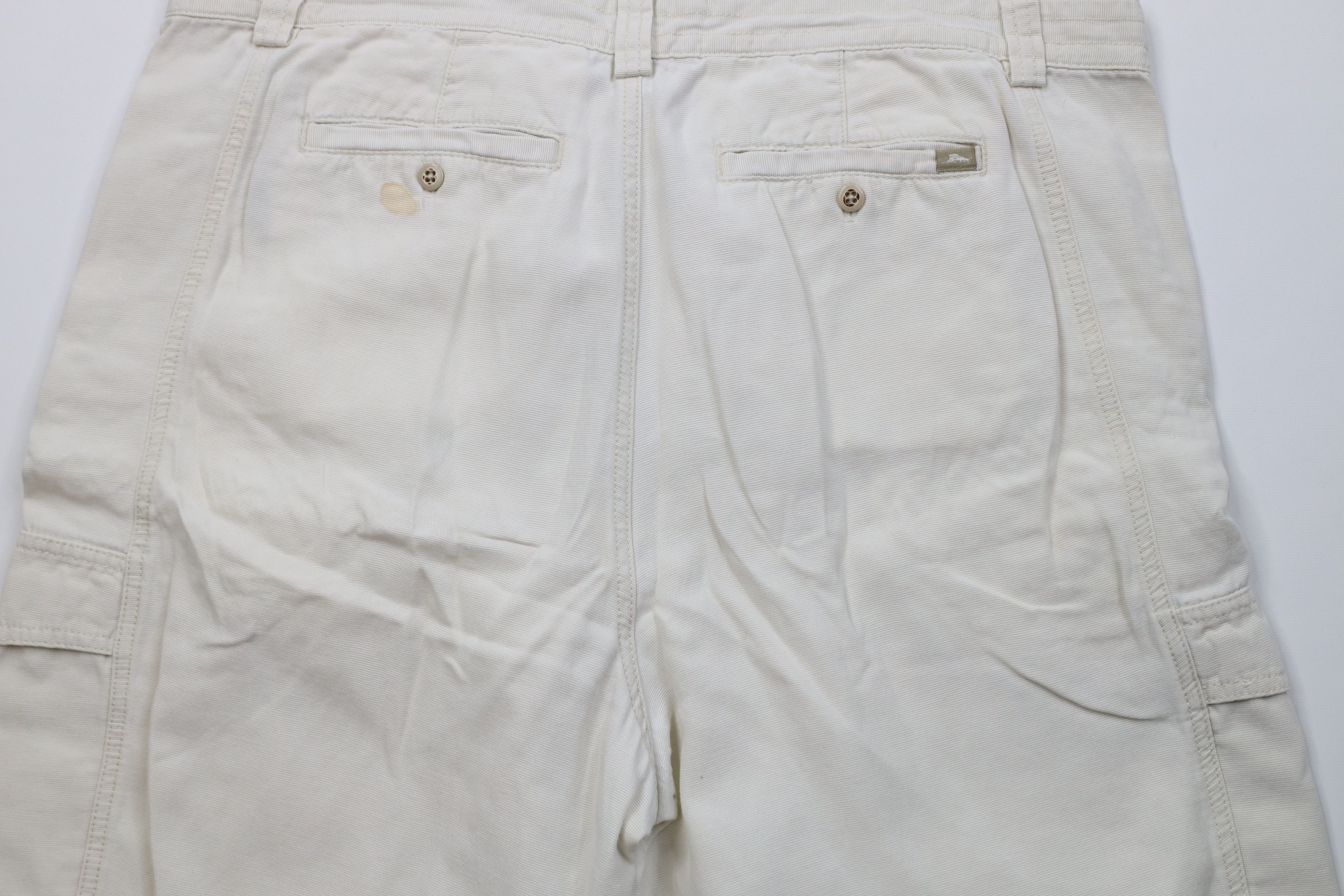 Tommy Bahama Vintage Tommy Bahama Relax Baggy Fit Cargo Shorts Beige Size US 38 / EU 54 - 11 Thumbnail
