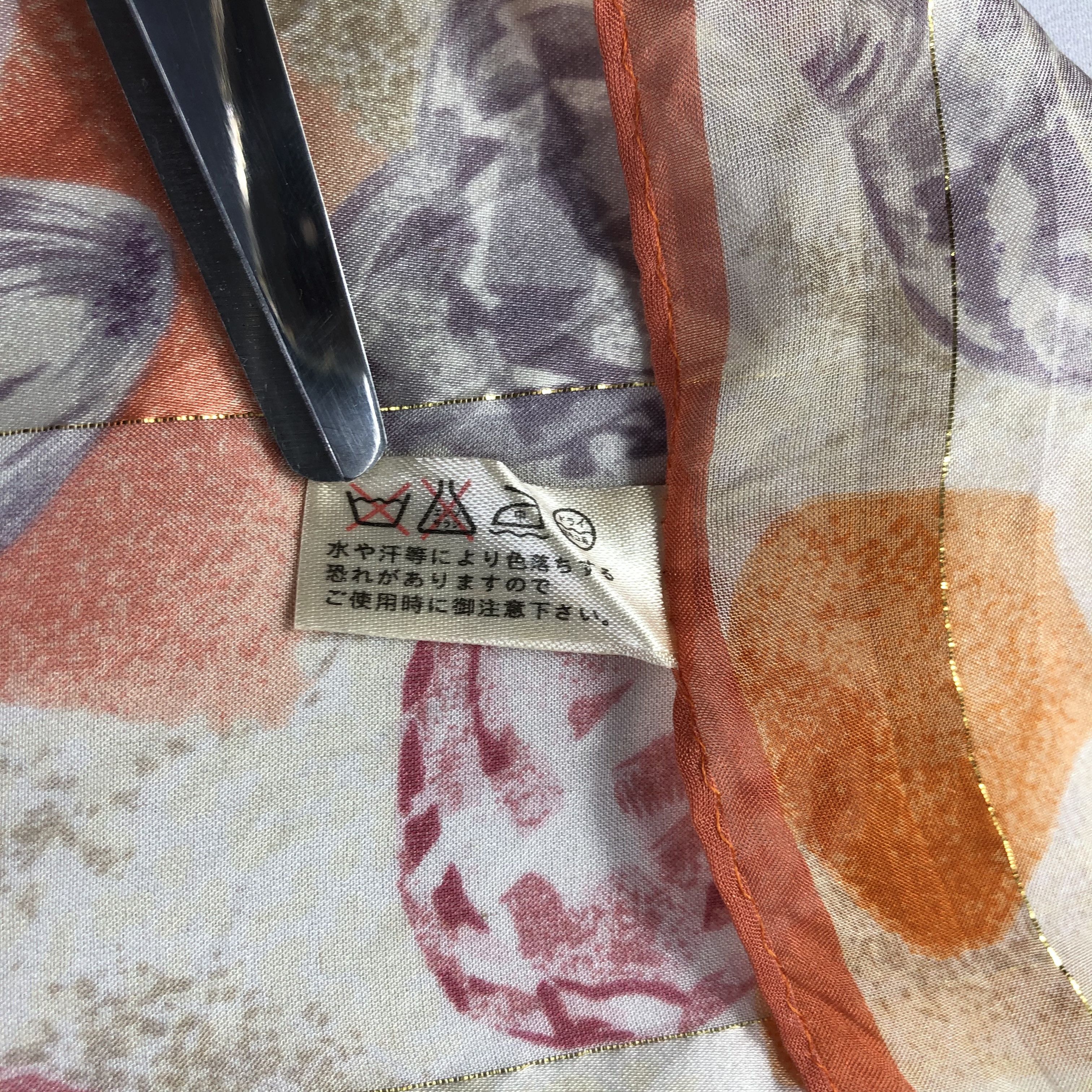 Vintage Vintage Silk Scarf Size ONE SIZE - 5 Thumbnail
