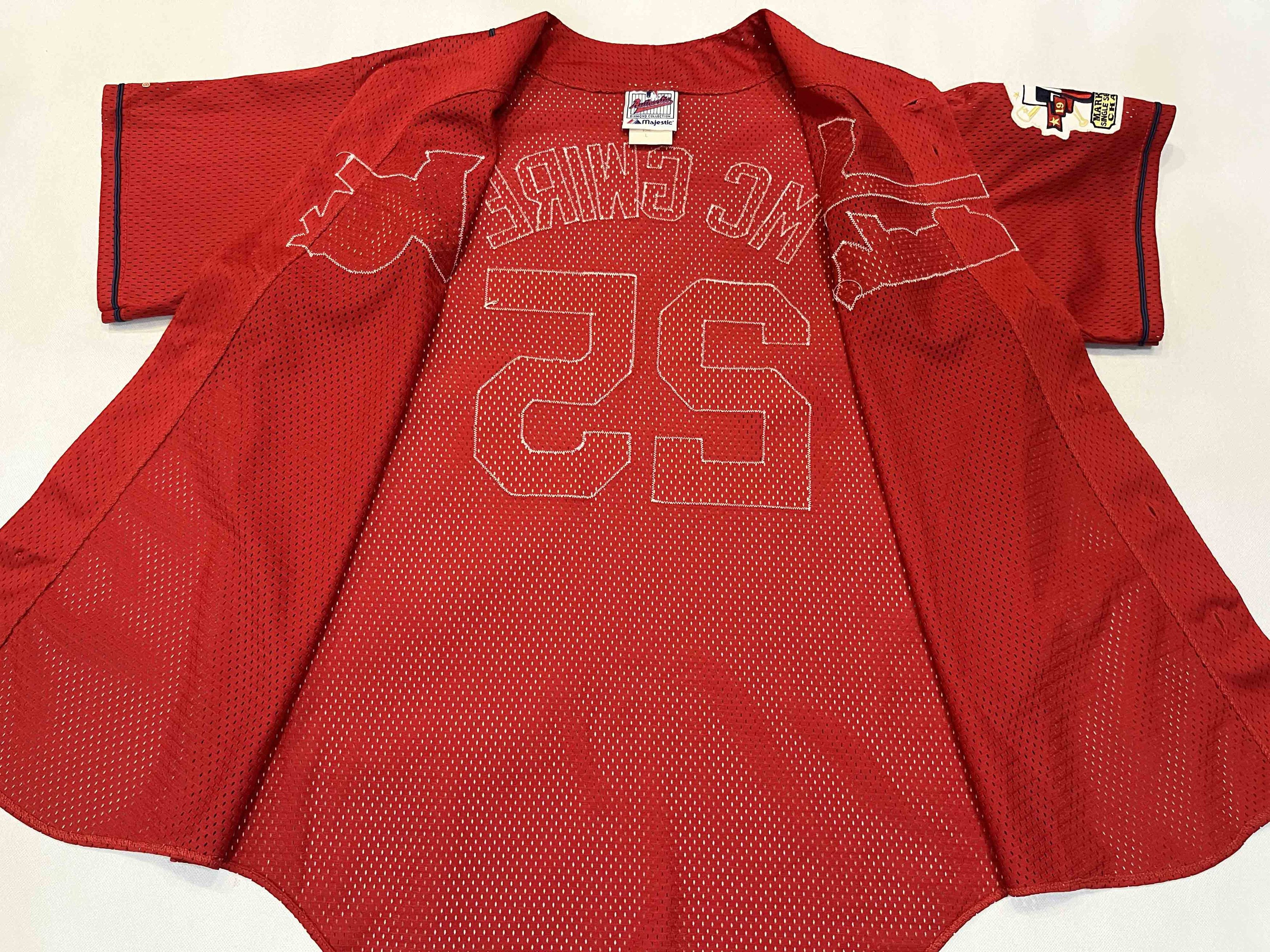 Majestic Majestic Diamond MLB St. Louis Cardinals McGWIRE #25 Jersey Size US L / EU 52-54 / 3 - 8 Thumbnail