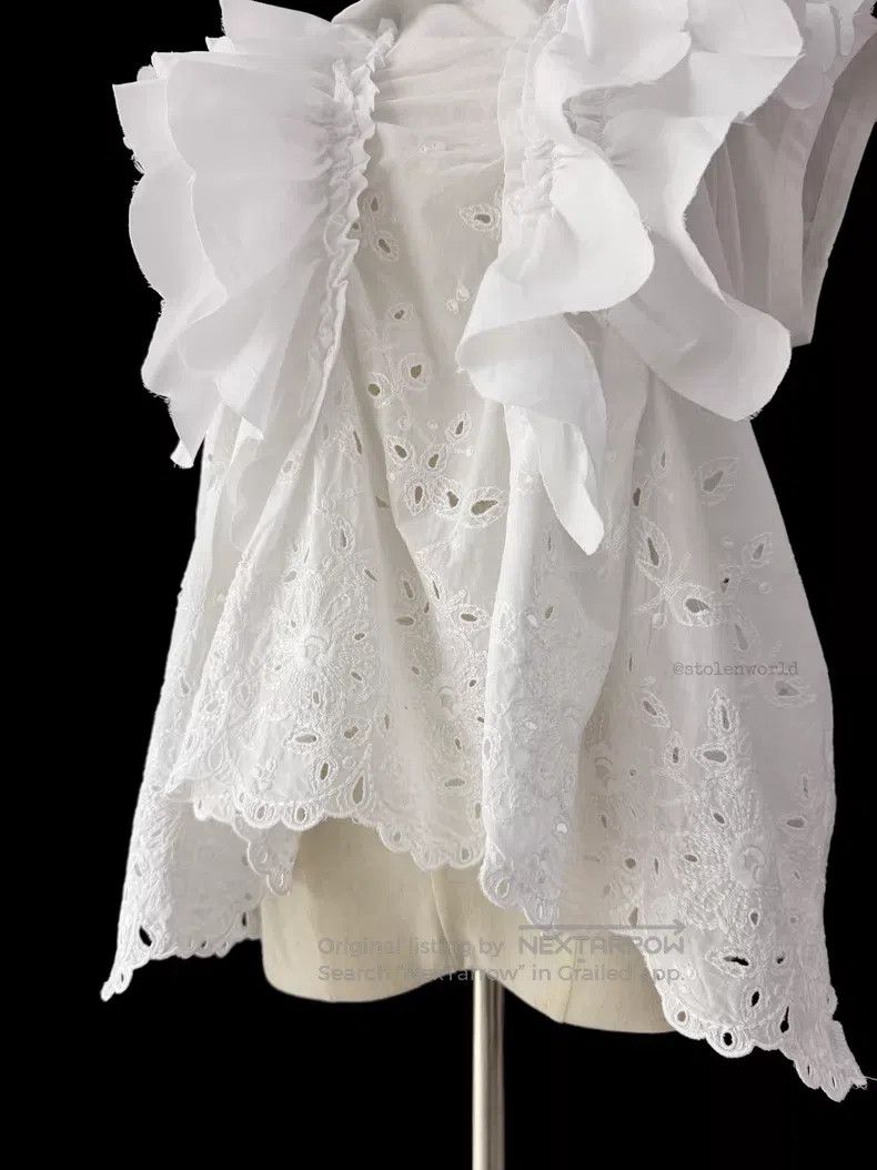 Comme des Garcons Comme Des Garcons 3D Pleated Floral Top Size M / US 6-8 / IT 42-44 - 7 Thumbnail