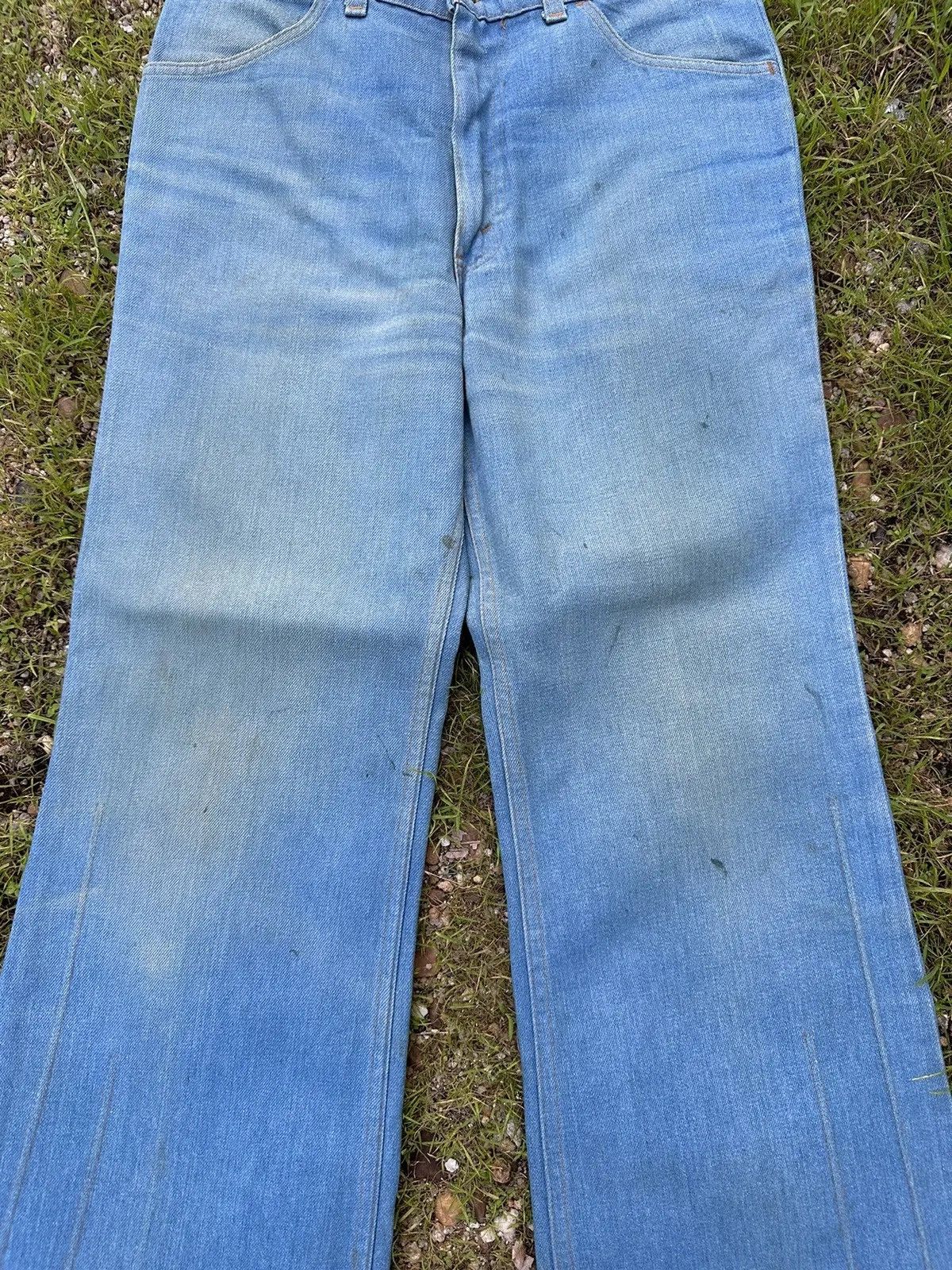 80’s VINTAGE LEVI’S JEANS WIDE LEGS ORANGE TAB DENIM TALON42