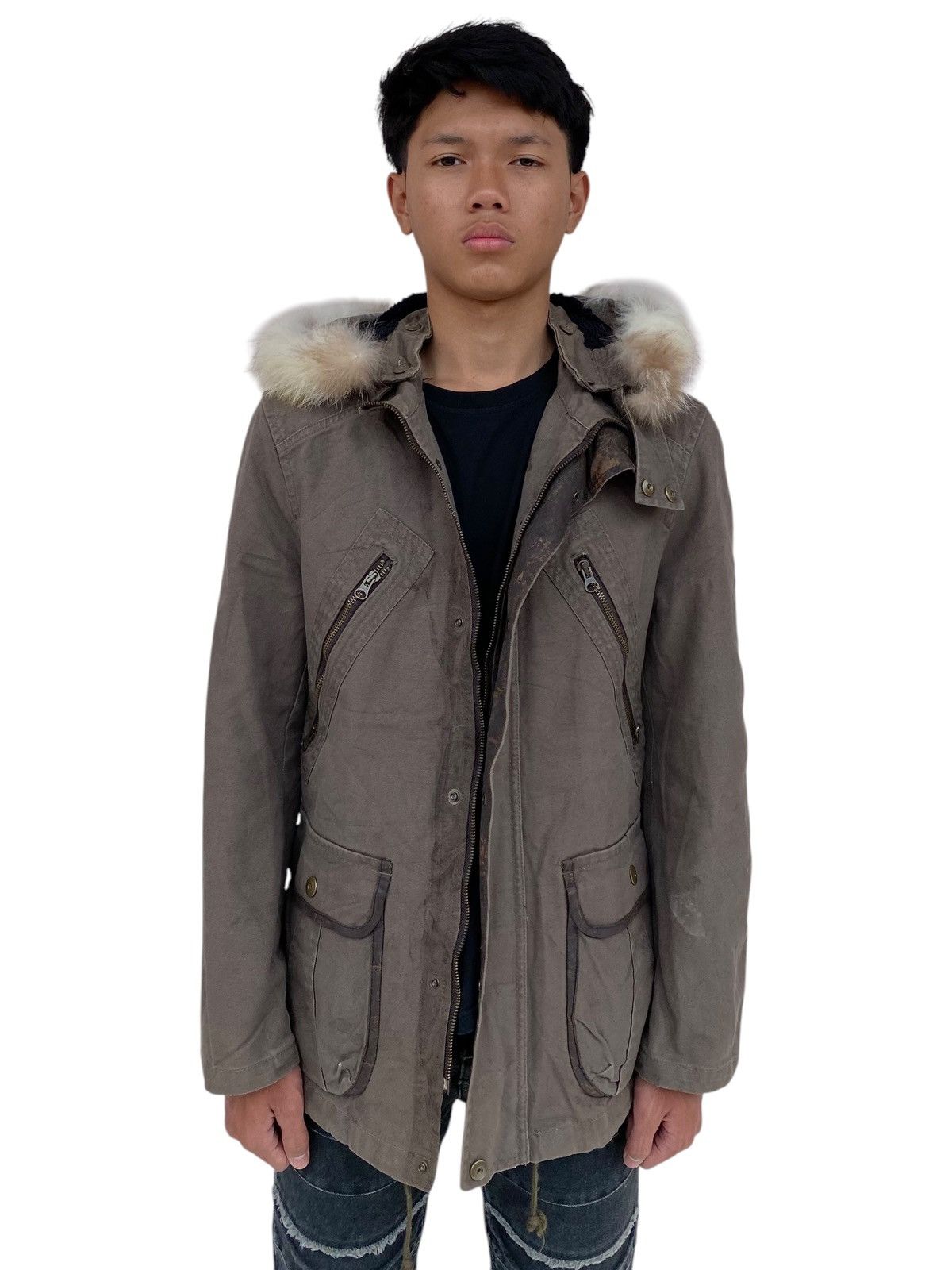 If Six Was Nine 2004 PPFM - Fur Hoodie Apocalypse Jacket Size US M / EU 48-50 / 2 - 3 Thumbnail