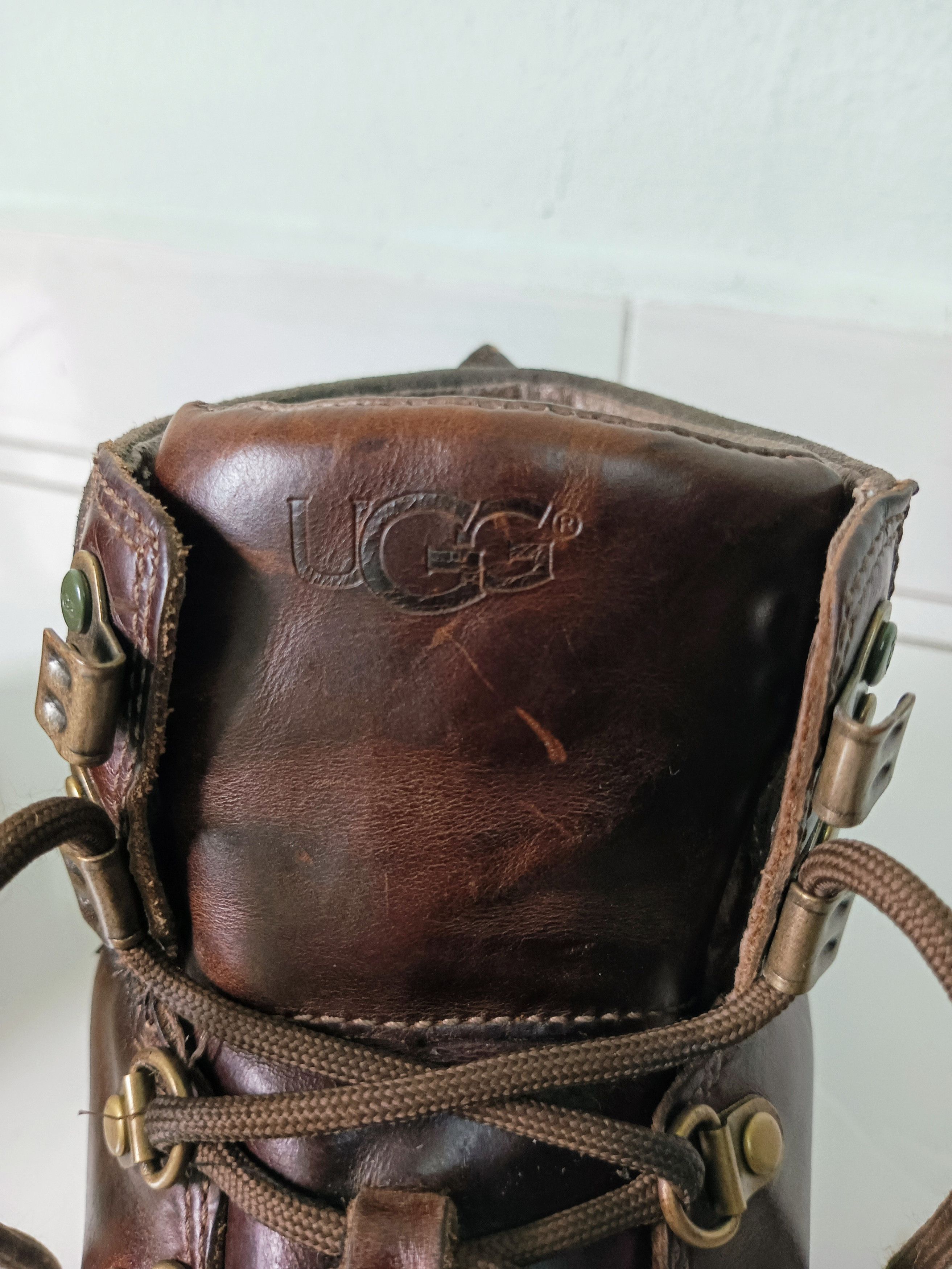 Ugg × Vibram UGG Capulin Mens Leather Waterproof Boots S/N 3238 Size US 10 / EU 43 - 15 Thumbnail