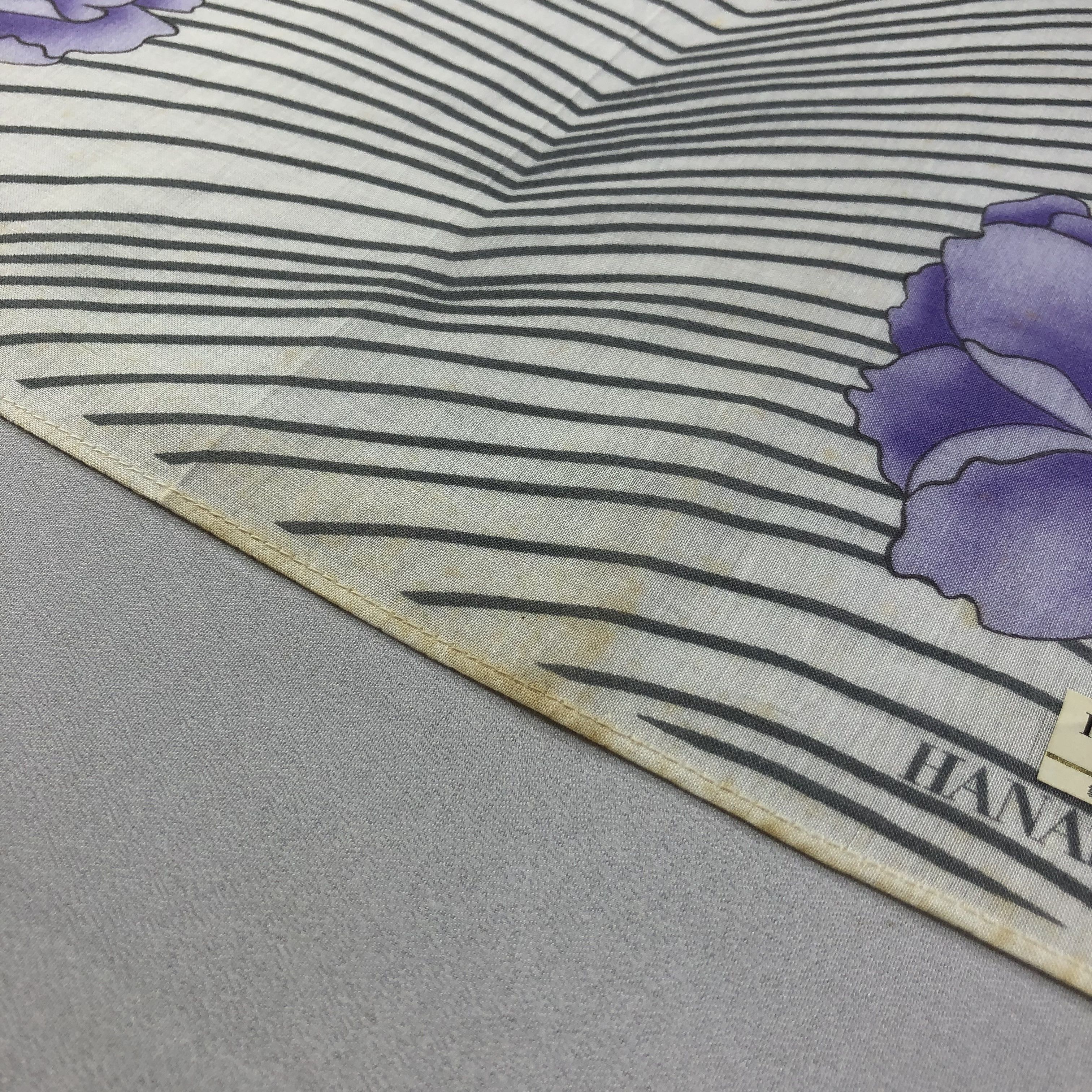 Hanae Mori × Vintage Hanae Mori Handkerchief Neckerchief Bandana H1807 Size ONE SIZE - 6 Thumbnail
