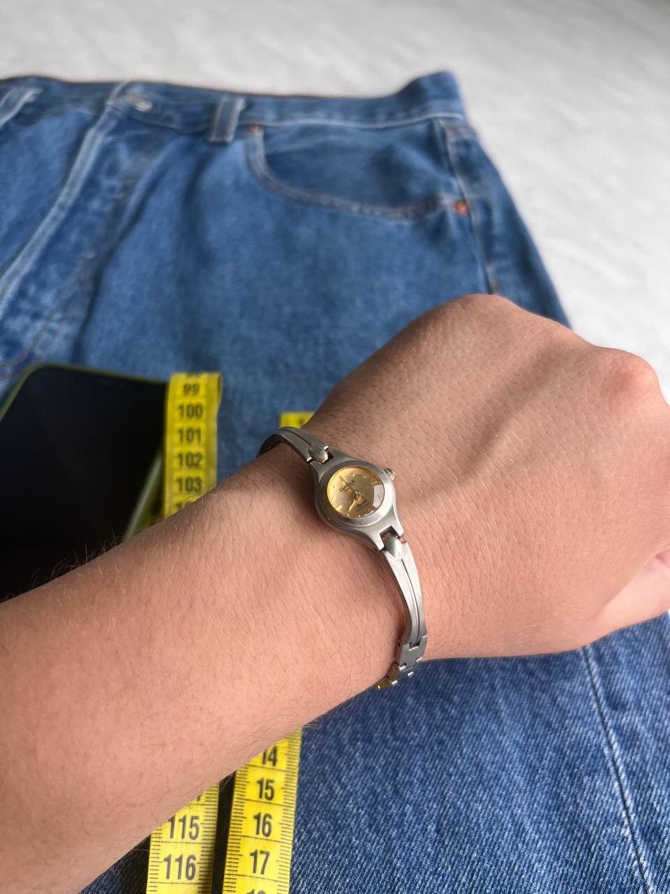 Japanese Brand Glamour Minimalistic Omax Steel Bracelet Watches Vintage Size ONE SIZE - 8 Thumbnail
