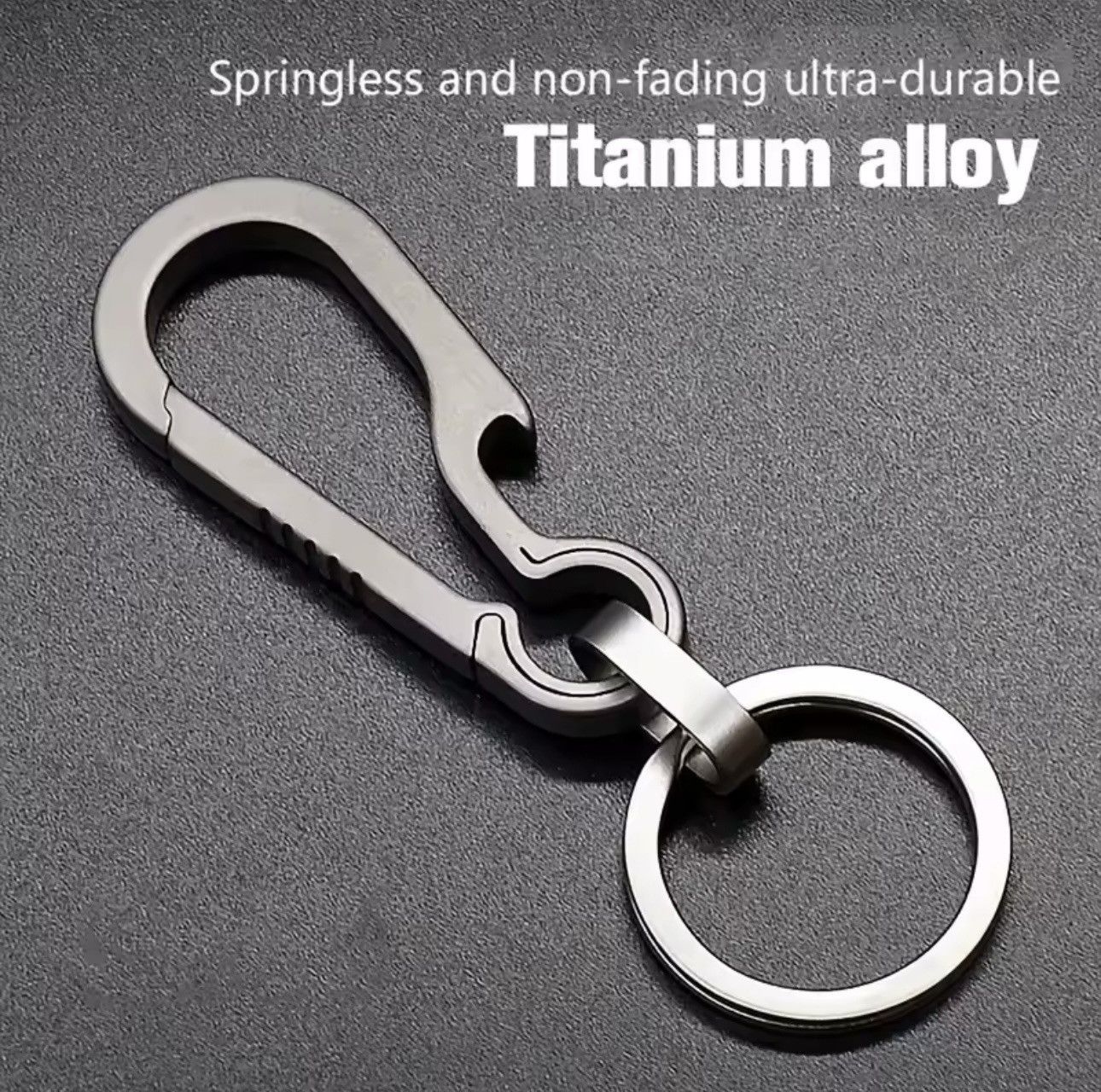 Japanese Brand × Other Titanium Carabiner Keychain with Bottle Opener Size ONE SIZE - 1 Thumbnail
