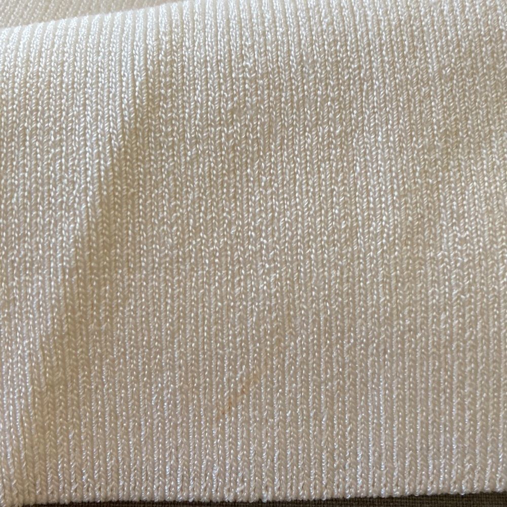 Jonathan Simkhai Jonathan Simkahi Pullover Top Ivory White Knit Size S Shoulder Details Size S / US 4 / IT 40 - 12 Thumbnail