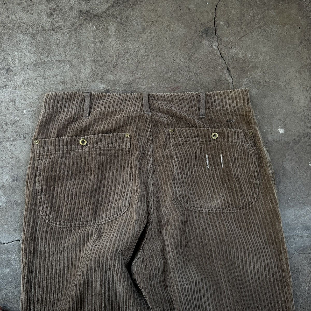 Vintage Vintage 90's Rivet Laundry Italy Corduroy Work Pant Size US 34 / EU 50 - 7 Thumbnail