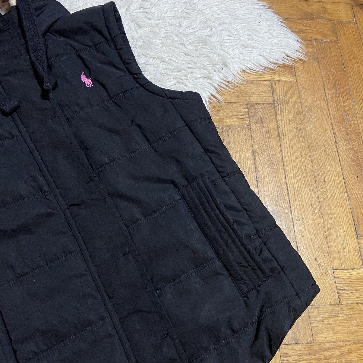 Ralph Lauren 📌 Vintage Polo Ralph Lauren Vest Fur Hooded Size XL / US 12-14 / IT 48-50 - 6 Thumbnail