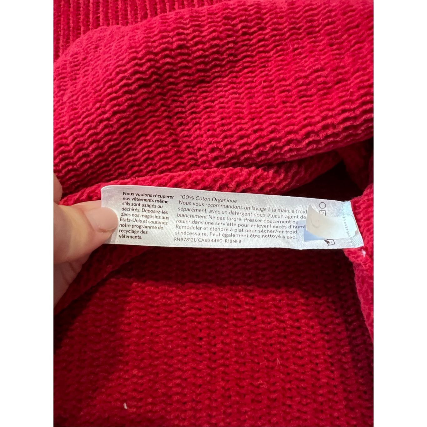 Eileen Fisher Eileen Fisher Red Pullover Sweater Flare Sleeve Womens plus Size XXL / US 16-18 / IT 52-54 - 5 Thumbnail