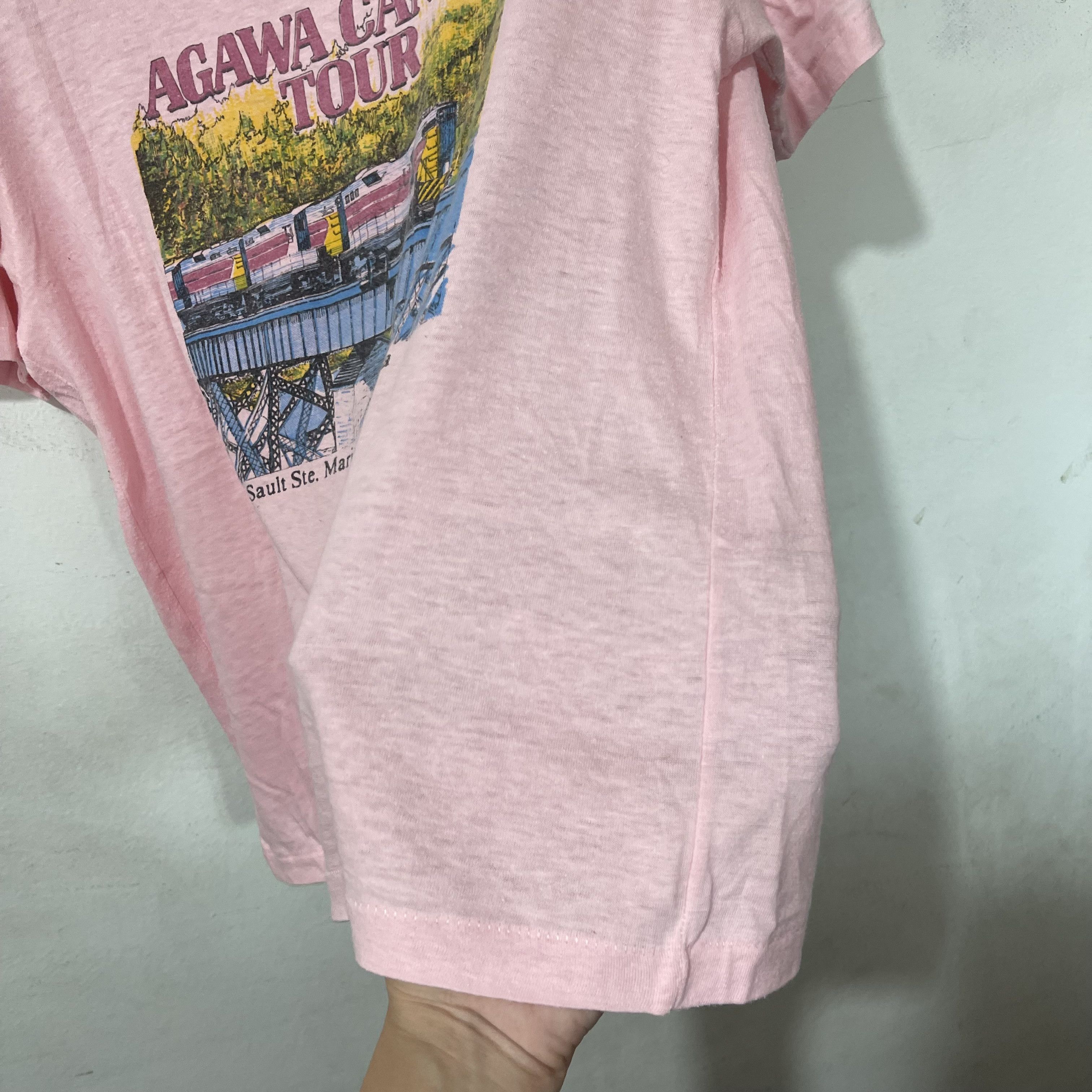 Vintage Vintage 80s Agawa Canyon Tour T-Shirt Size US XXS / EU 40 - 4 Thumbnail