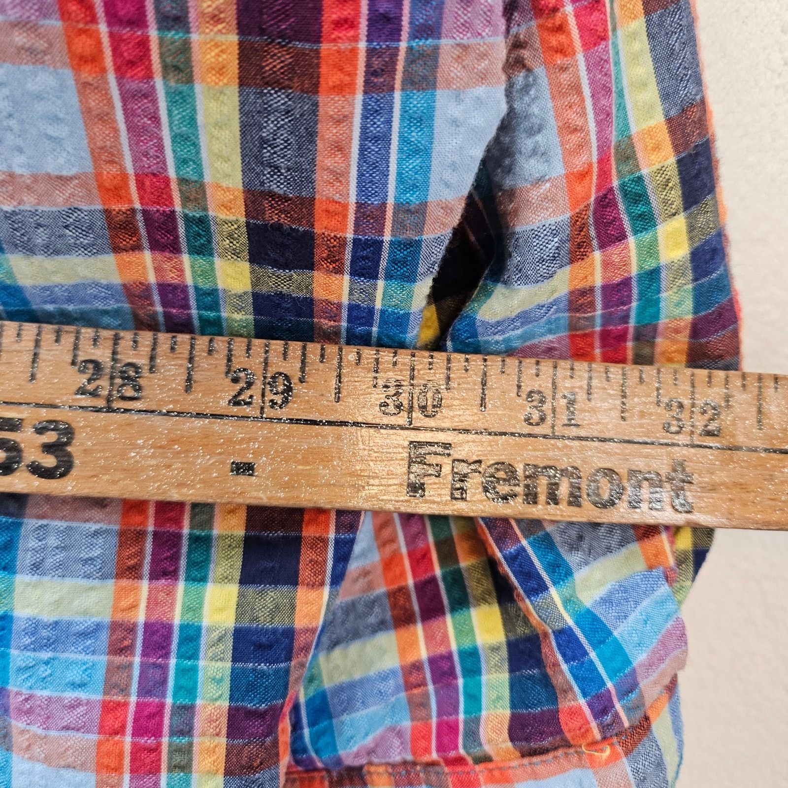 Urban Outfitters URBAN OUTFITTERS WOMEN'S LARGE OVERSIZED PLAID SHACKET BLUE Size L / US 10 / IT 46 - 4 Thumbnail