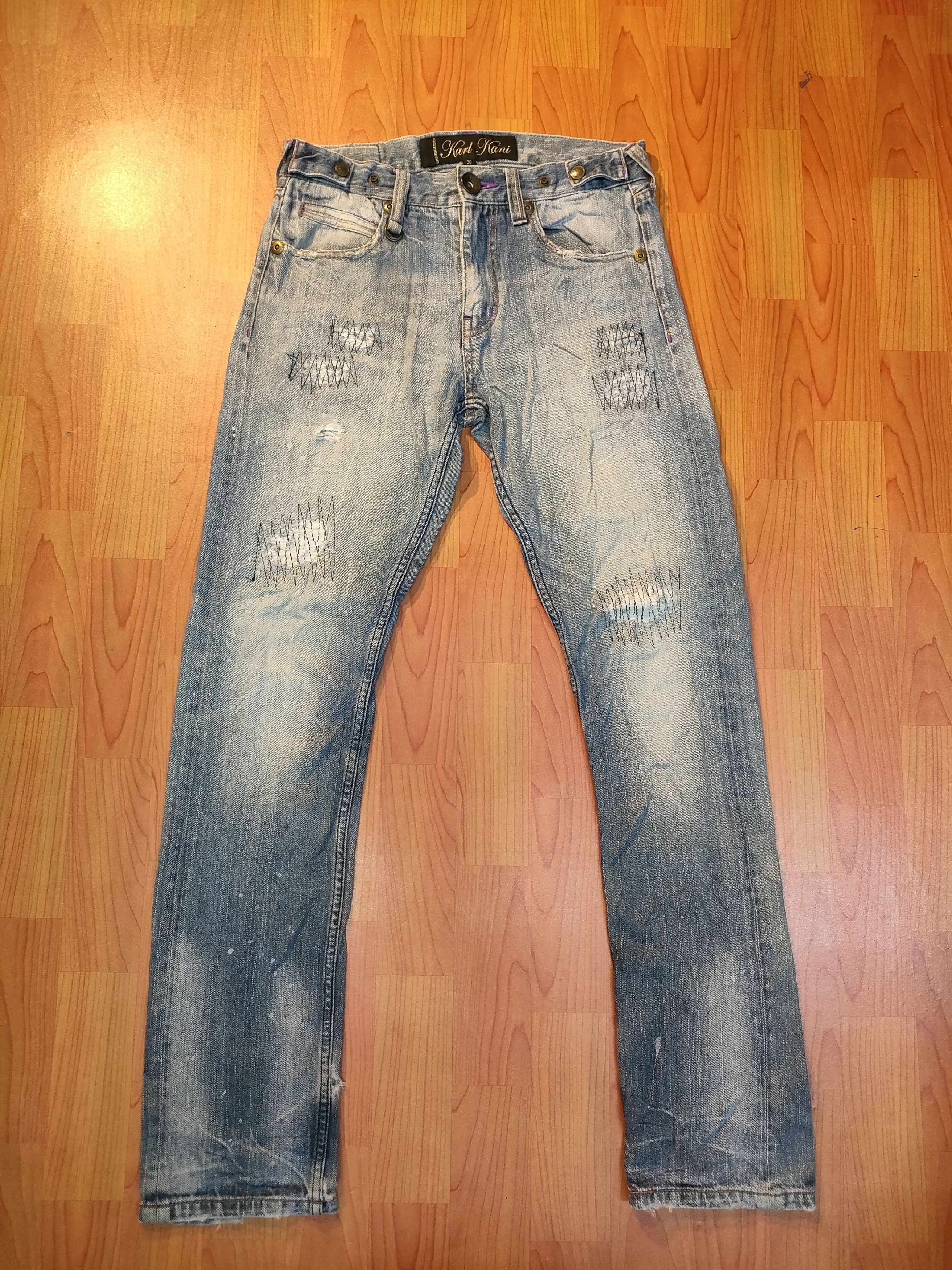 Karl Kani Karl Kani Distressed Jeans Size US 30 / EU 46 - 1 Thumbnail