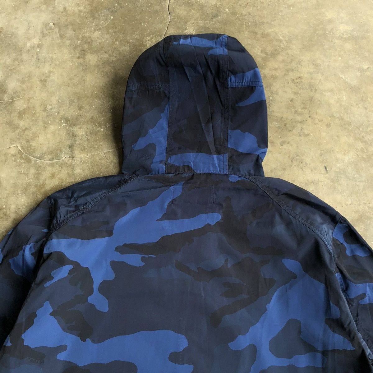 Coach Coach New York Luxury Camouflage Navy Windbreaker Jacket Size US XL / EU 56 / 4 - 11 Thumbnail