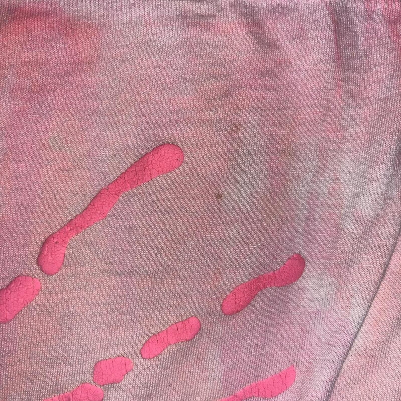 Other Vintage 90s Surf Attitude Club Neon Pink Tie-Dye Shirt XL Size US M / EU 48-50 / 2 - 6 Thumbnail