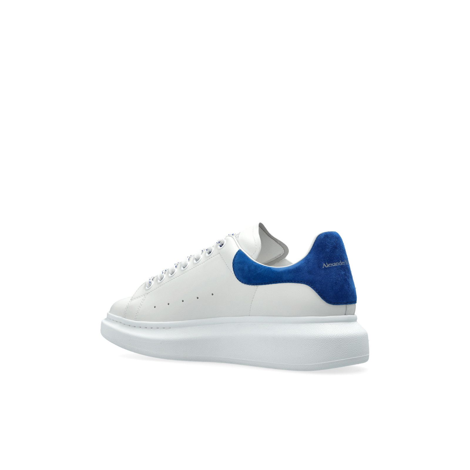 Alexander McQueen ALEXANDER MCQUEEN Men's Oversized White/Navy Sneakers New & Size US 8 / EU 41 - 3 Thumbnail