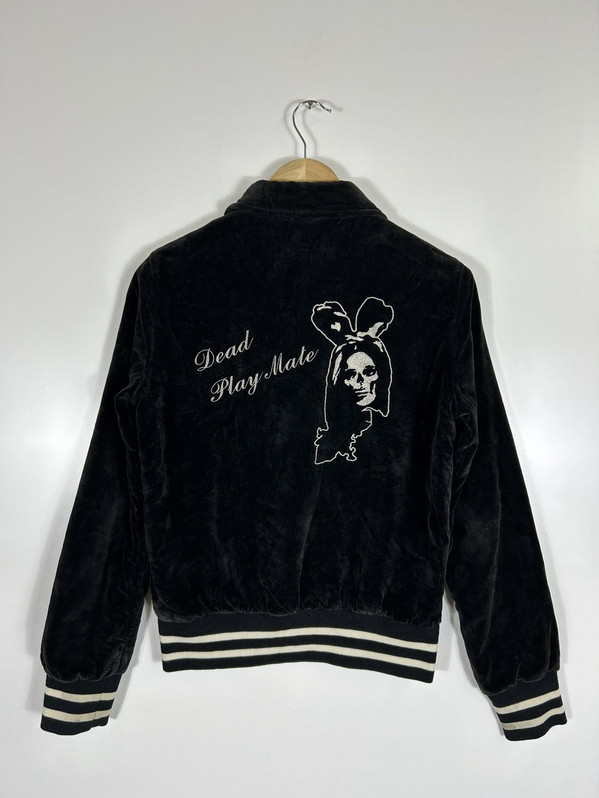 Hysteric Glamour ⚡️Vintage Hysteric Glamour Velvet Zipper Jacket Size S / US 4 / IT 40 - 1 Thumbnail