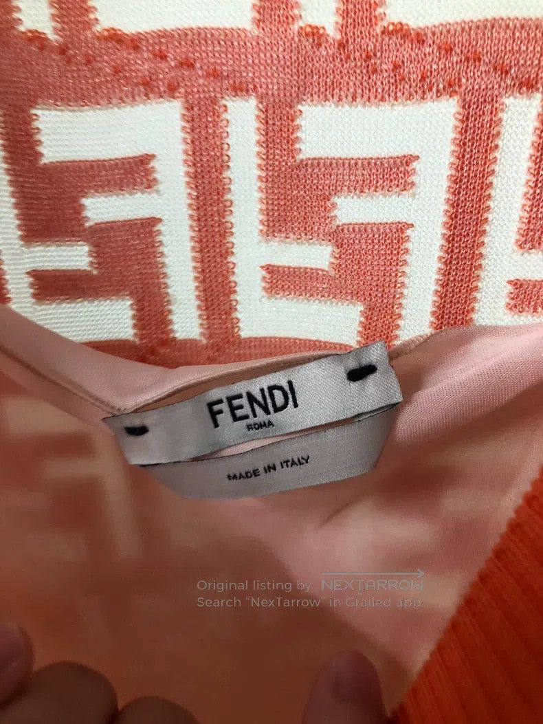 Fendi Fendi All-Print Dress Size XS / US 0-2 / IT 36-38 - 9 Thumbnail