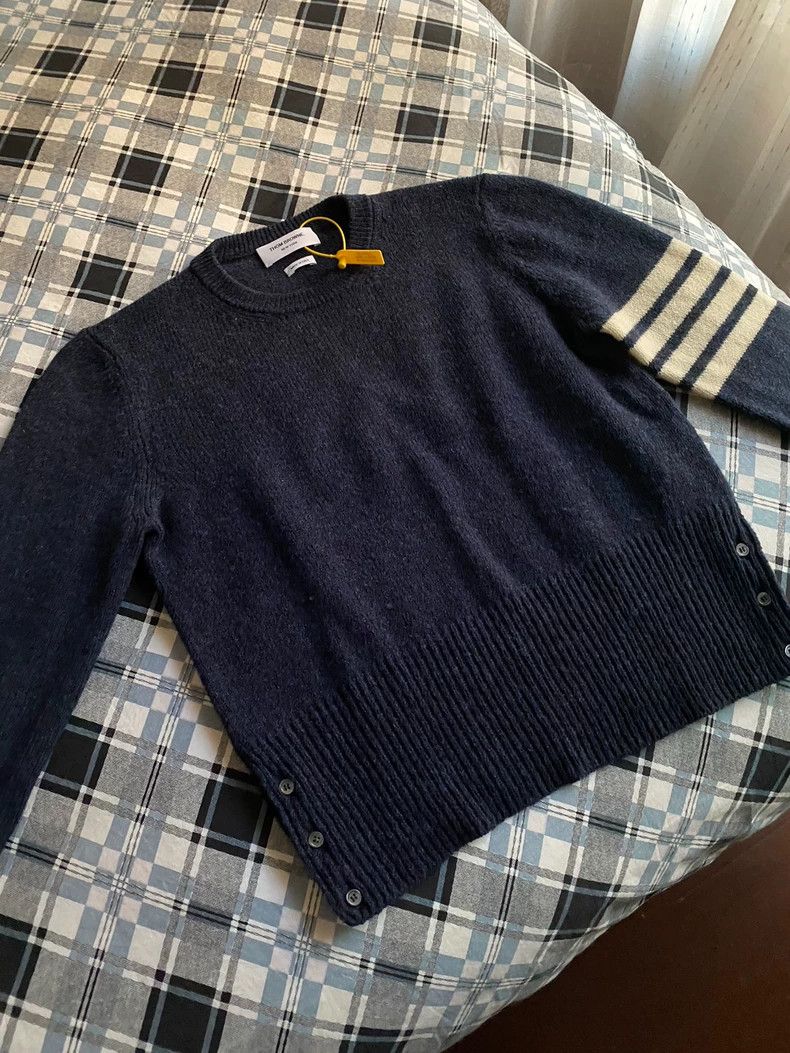 Thom browne Classic four-bar round-neck sweater 2503-Nexta