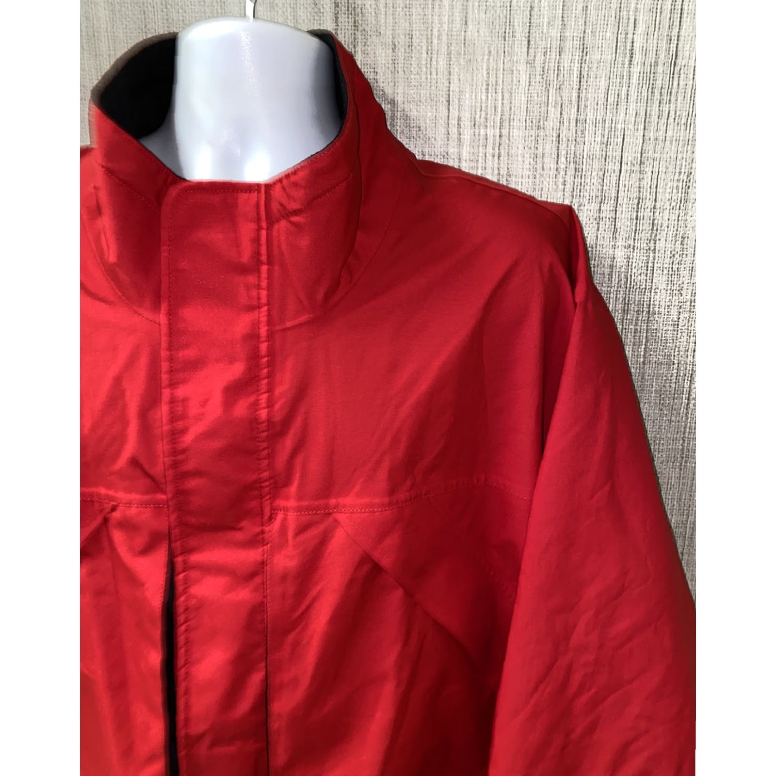 J.Crew J.CREW Jacket Full Zip Men Red XLT TALL Polyester Big & Tall Mens Size US XL / EU 56 / 4 - 2 Thumbnail