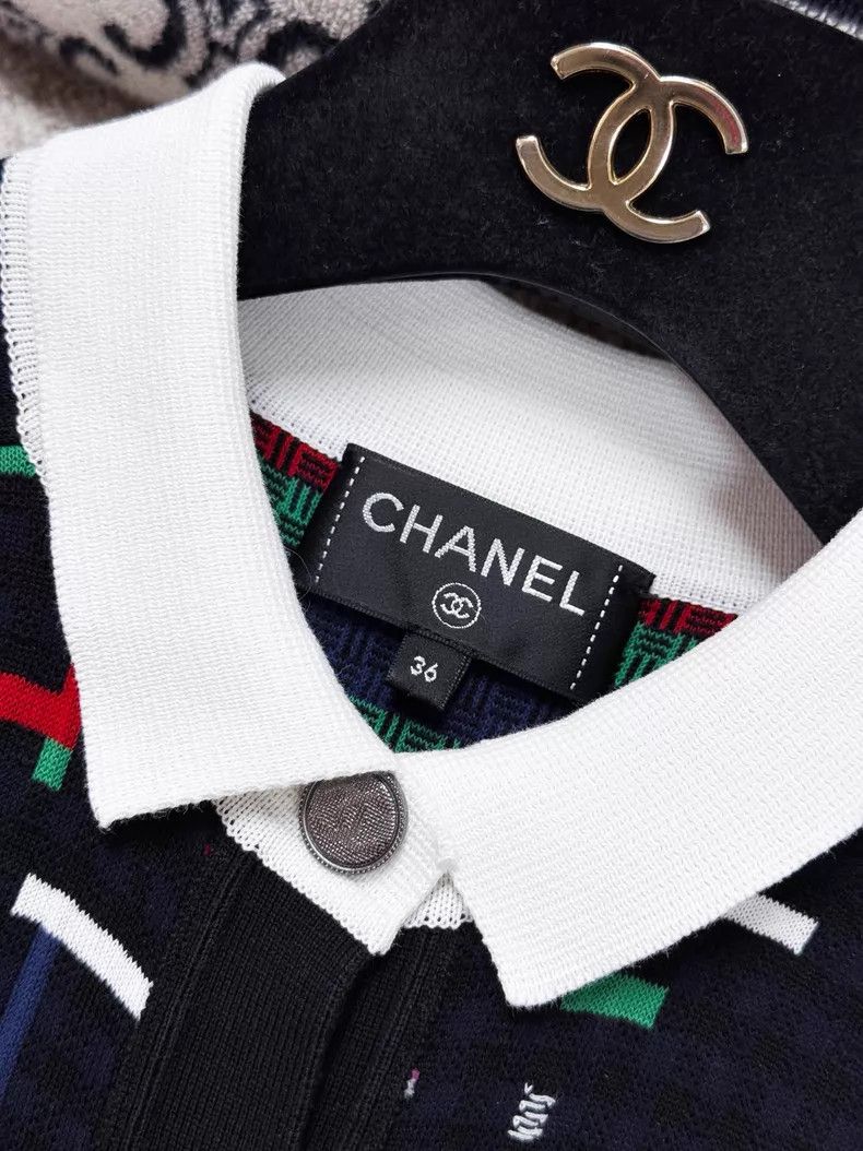 Chanel Chanel Tetris pattern knitted dress Size XS / US 0-2 / IT 36-38 - 4 Thumbnail
