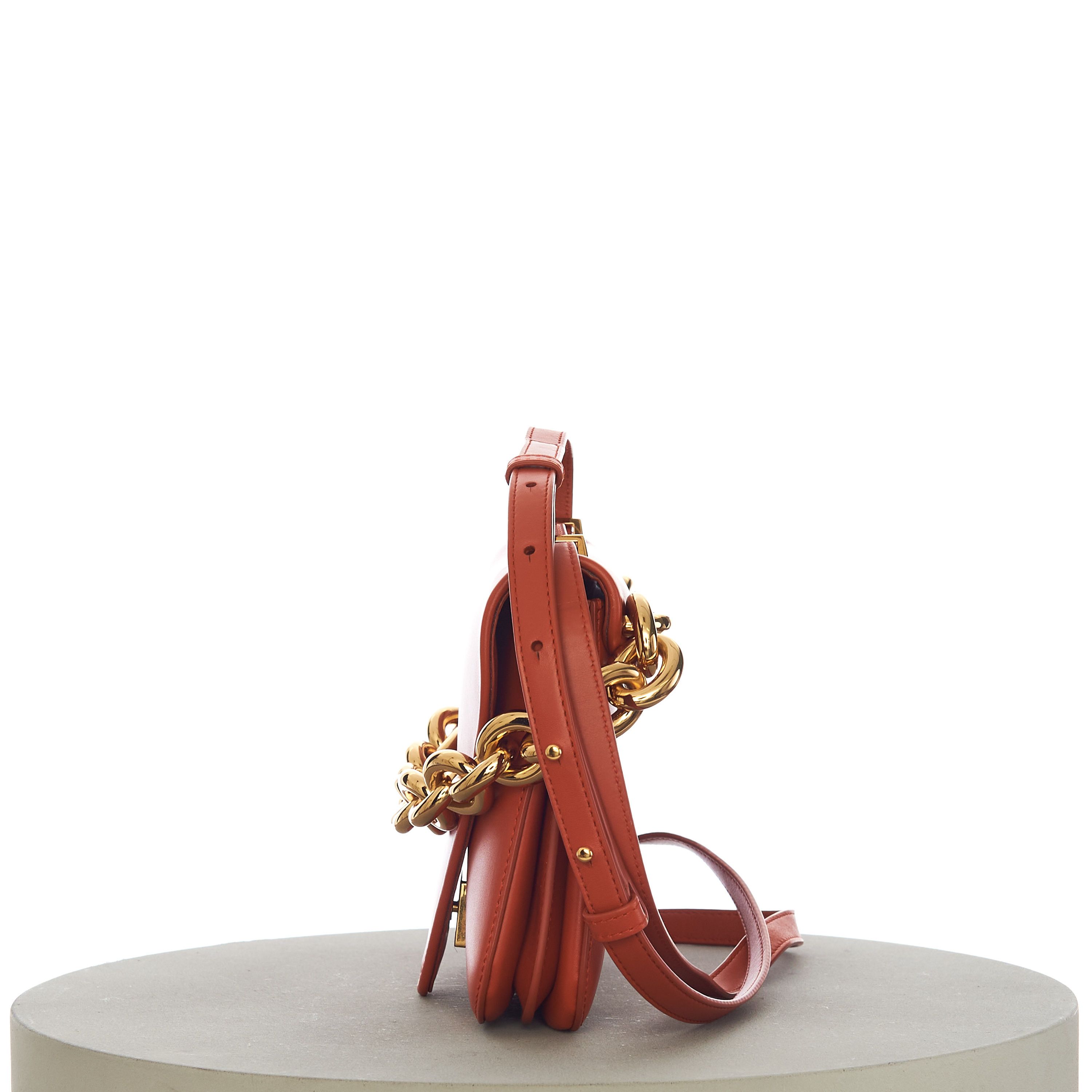 Bottega Veneta MOUNT Small Envelope Chain Bag In Maple Leather Size ONE SIZE - 6 Thumbnail