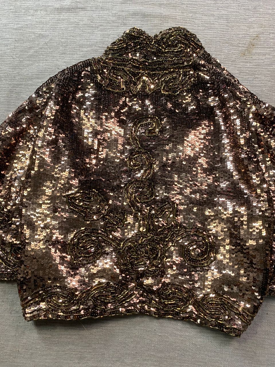 Designer × Norma Kamali Norma Kamali Sequin Party Cropped Jacket Size S / US 4 / IT 40 - 7 Thumbnail