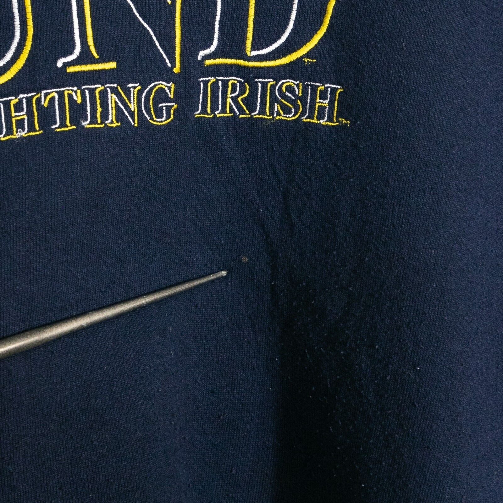 Vintage Vintage 90s Notre Dame Sweatshirt Mens XL - Faded Distressed Size US XL / EU 56 / 4 - 4 Thumbnail