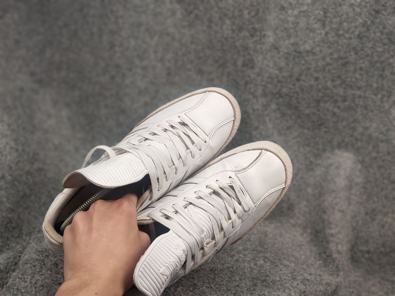 Adidas Vintage Adidas Samba Super Leather Sneakers Shoes Y2K Style Size US 10.5 / EU 43-44 - 17 Thumbnail