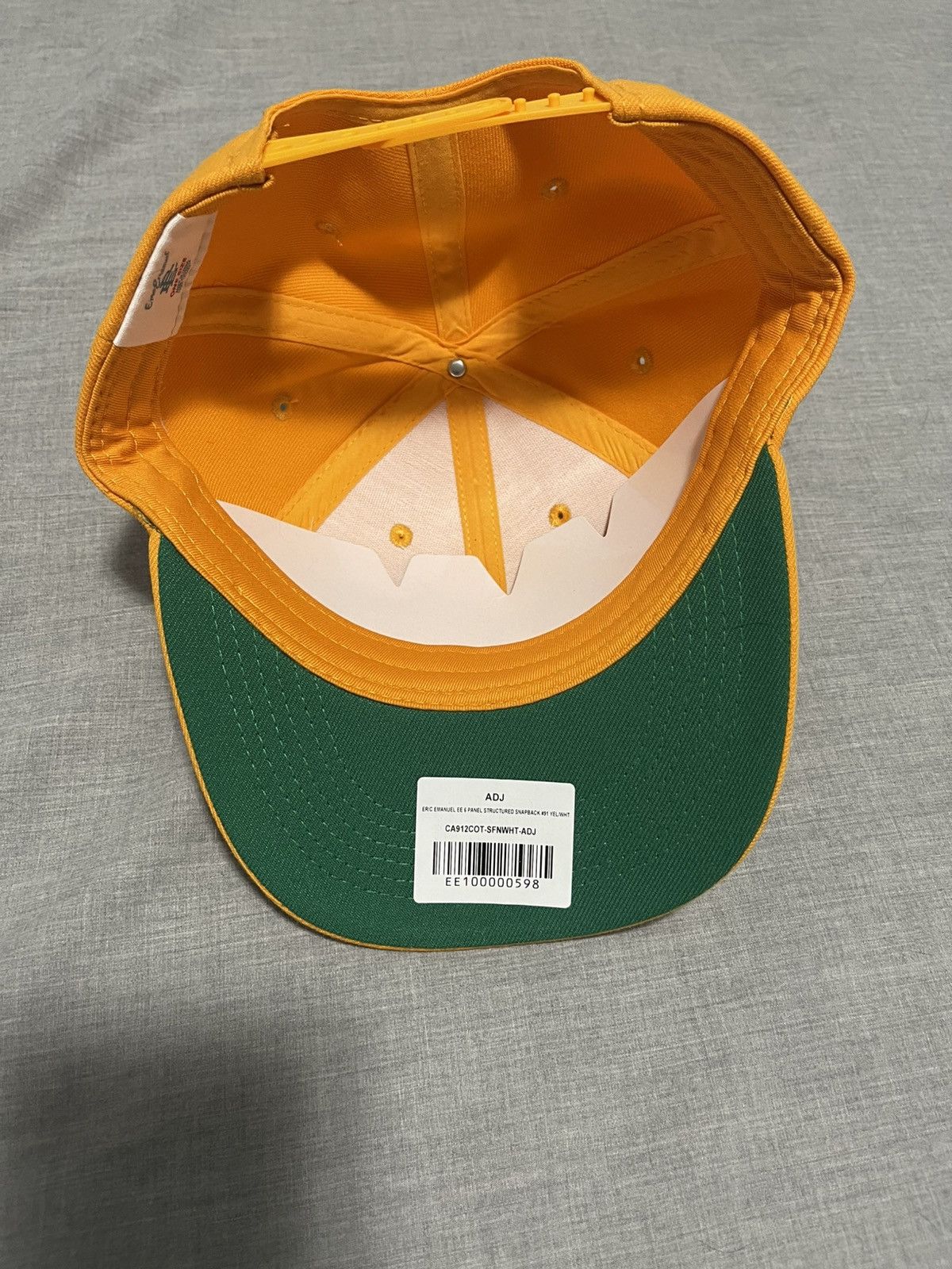 Eric Emanuel Eric Emanuel yellow SnapBack Size ONE SIZE - 3 Thumbnail