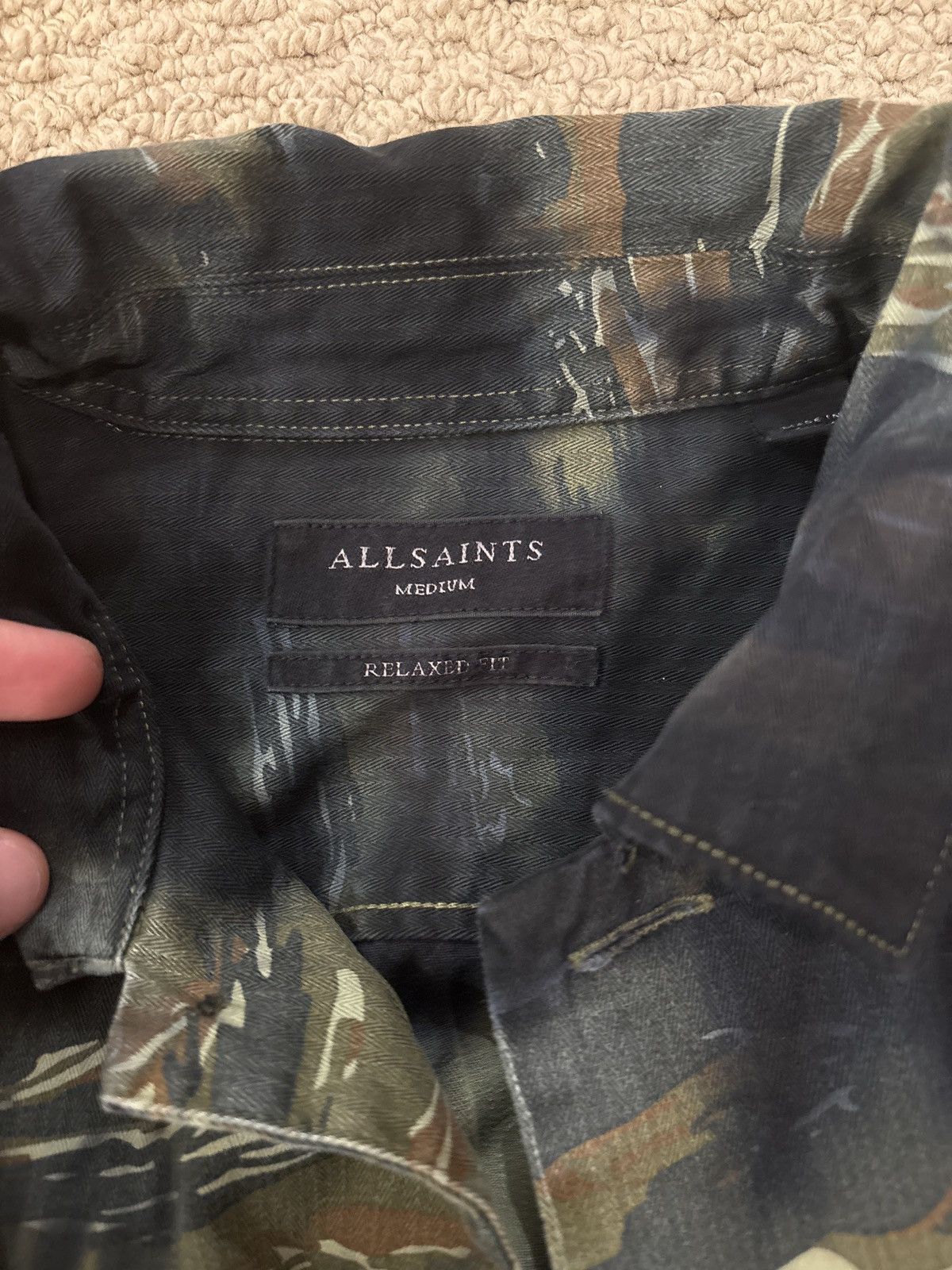 Allsaints AllSaints Collard Light Jacket Size US M / EU 48-50 / 2 - 4 Thumbnail