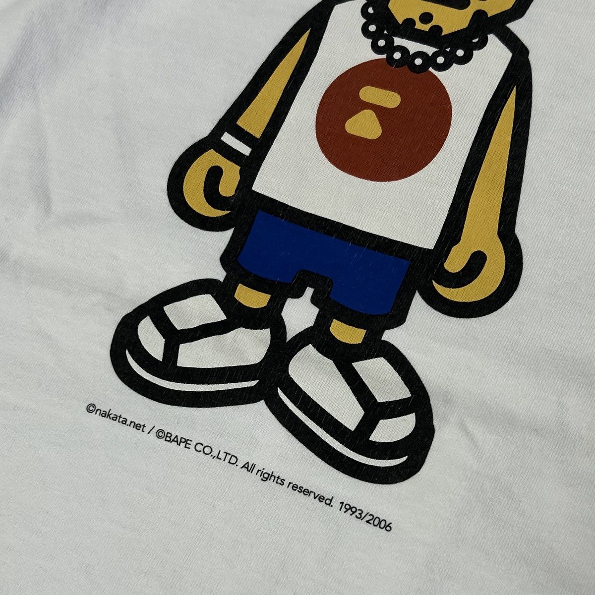 Bape Vintage Nakata Net X Bape Tee Size US L / EU 52-54 / 3 - 3 Thumbnail