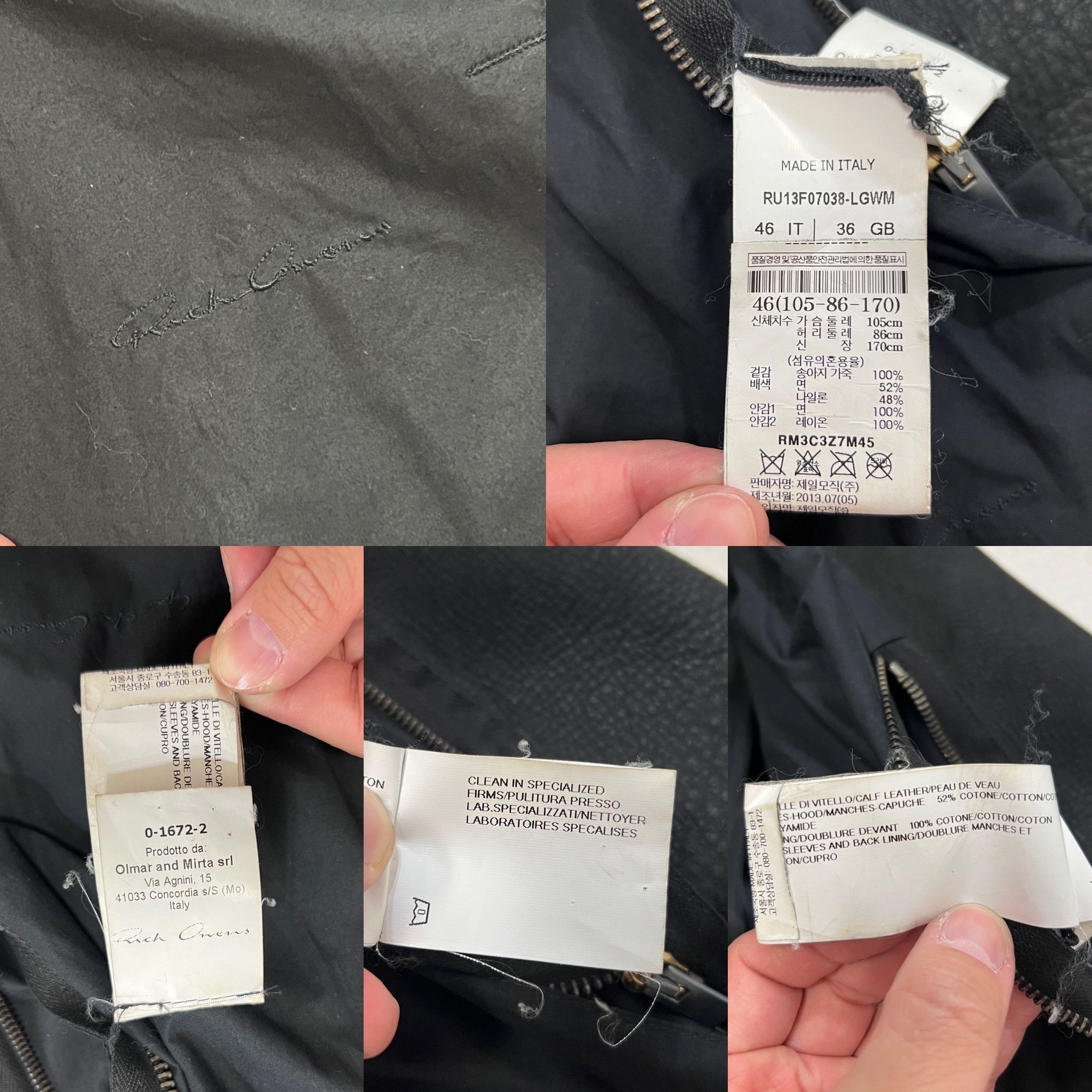 Rick Owens Rick Owens 13FW "PLINTH" Stooges Biker Secret Hood Jacket Size US S / EU 44-46 / 1 - 6 Thumbnail
