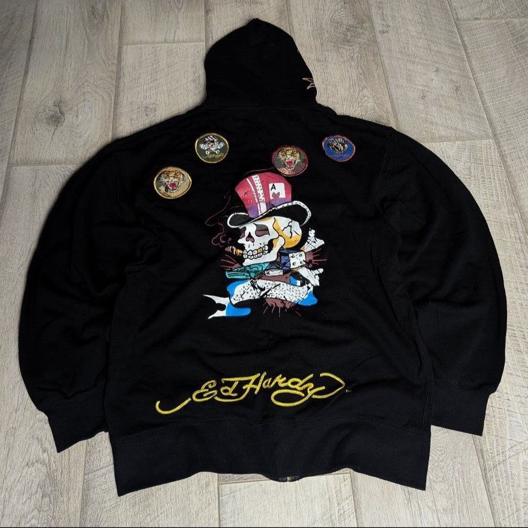 Ed Hardy NEW ED HARDY ZIP-UP by Christian Audigier FAST SALE Size US XL / EU 56 / 4 - 1 Thumbnail