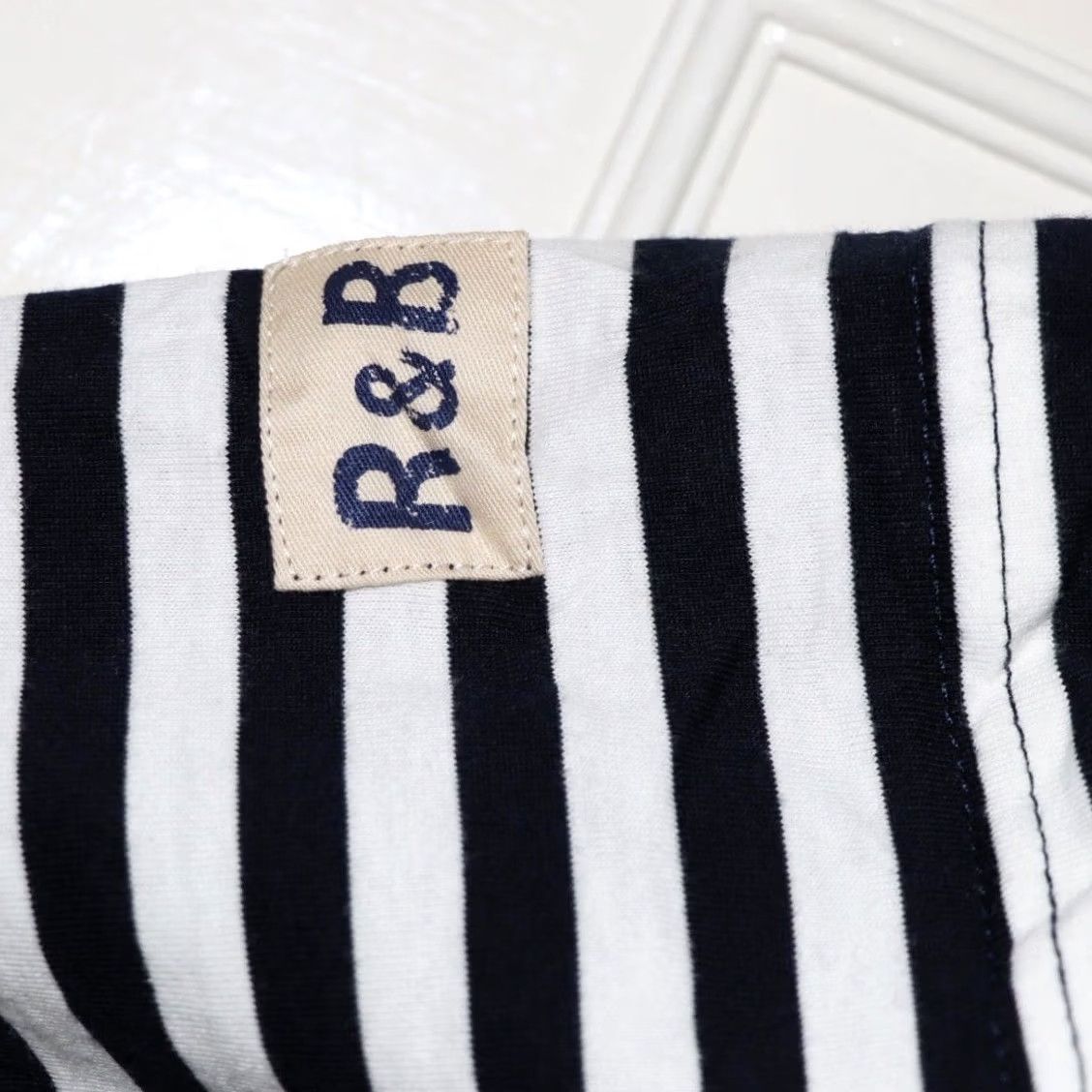 Vintage Rupert & Buckley T Shirt Mens Banwell Stripe Pocket Tee Navy BNWT Medium Boys? Size US M / EU 48-50 / 2 - 4 Thumbnail